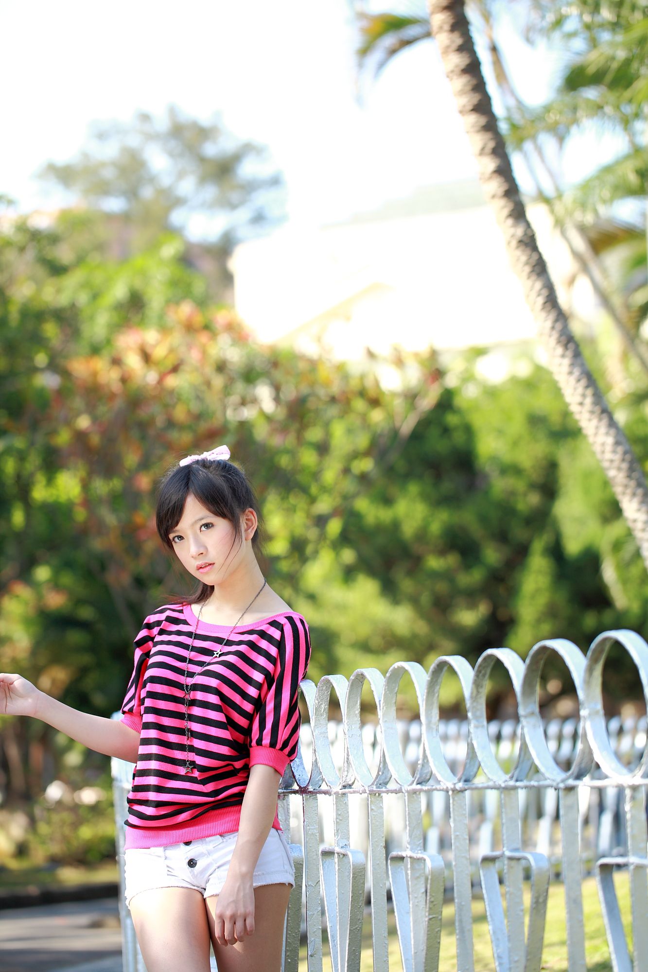 台湾美少女小敬/虞成敬《4套小清新外拍图片》写真合集-图44