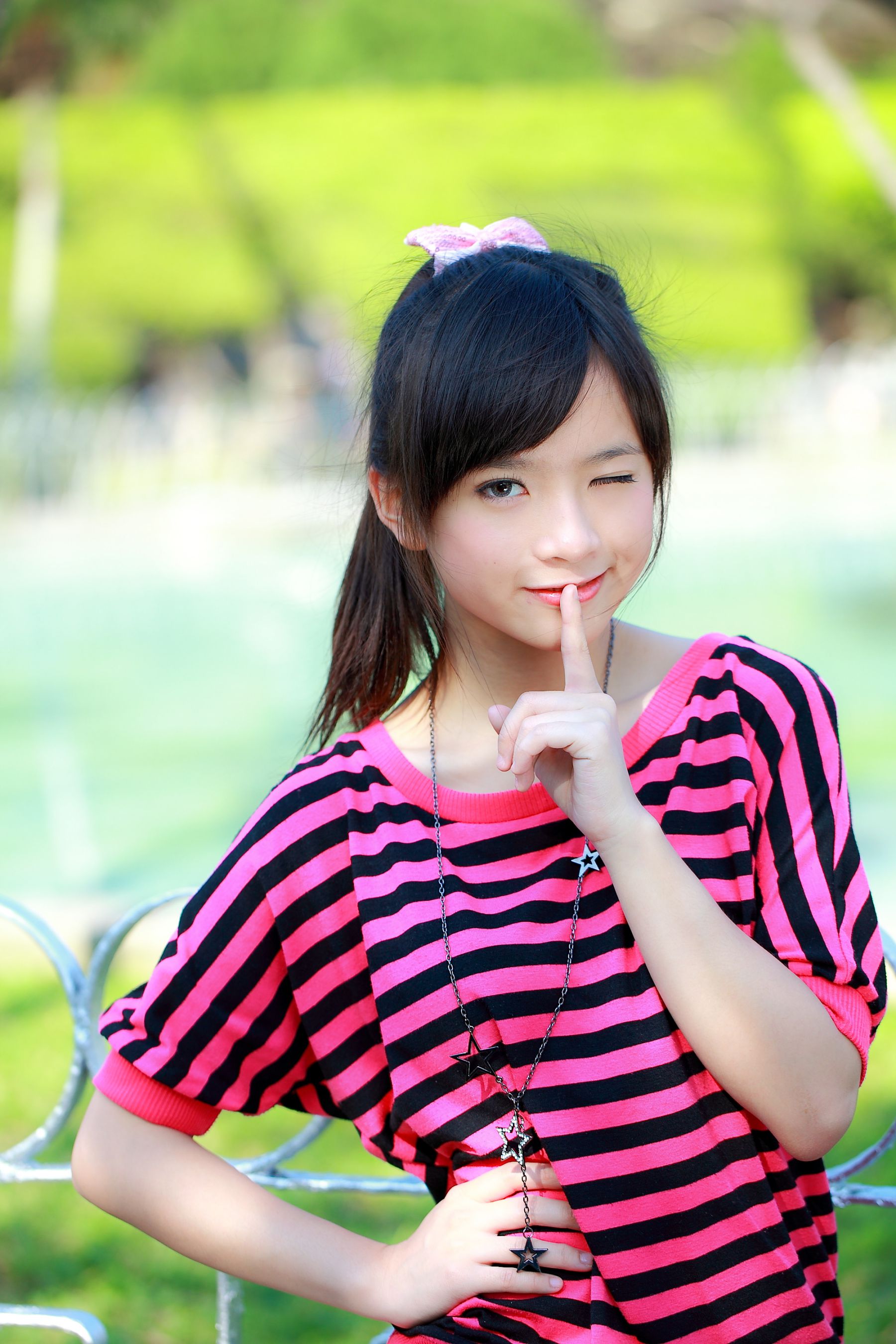 台湾美少女小敬/虞成敬《4套小清新外拍图片》写真合集-图45