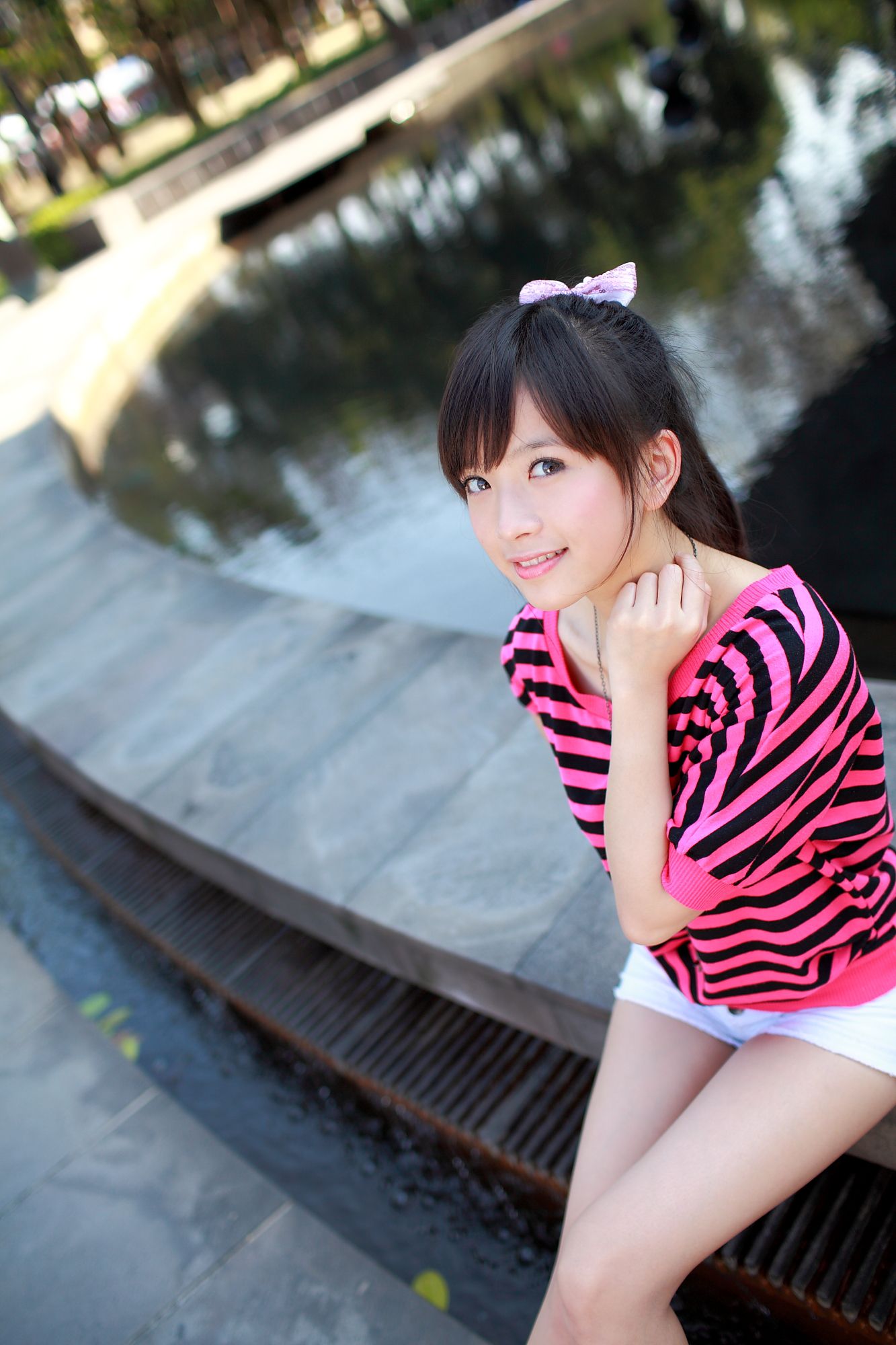 台湾美少女小敬/虞成敬《4套小清新外拍图片》写真合集-图52