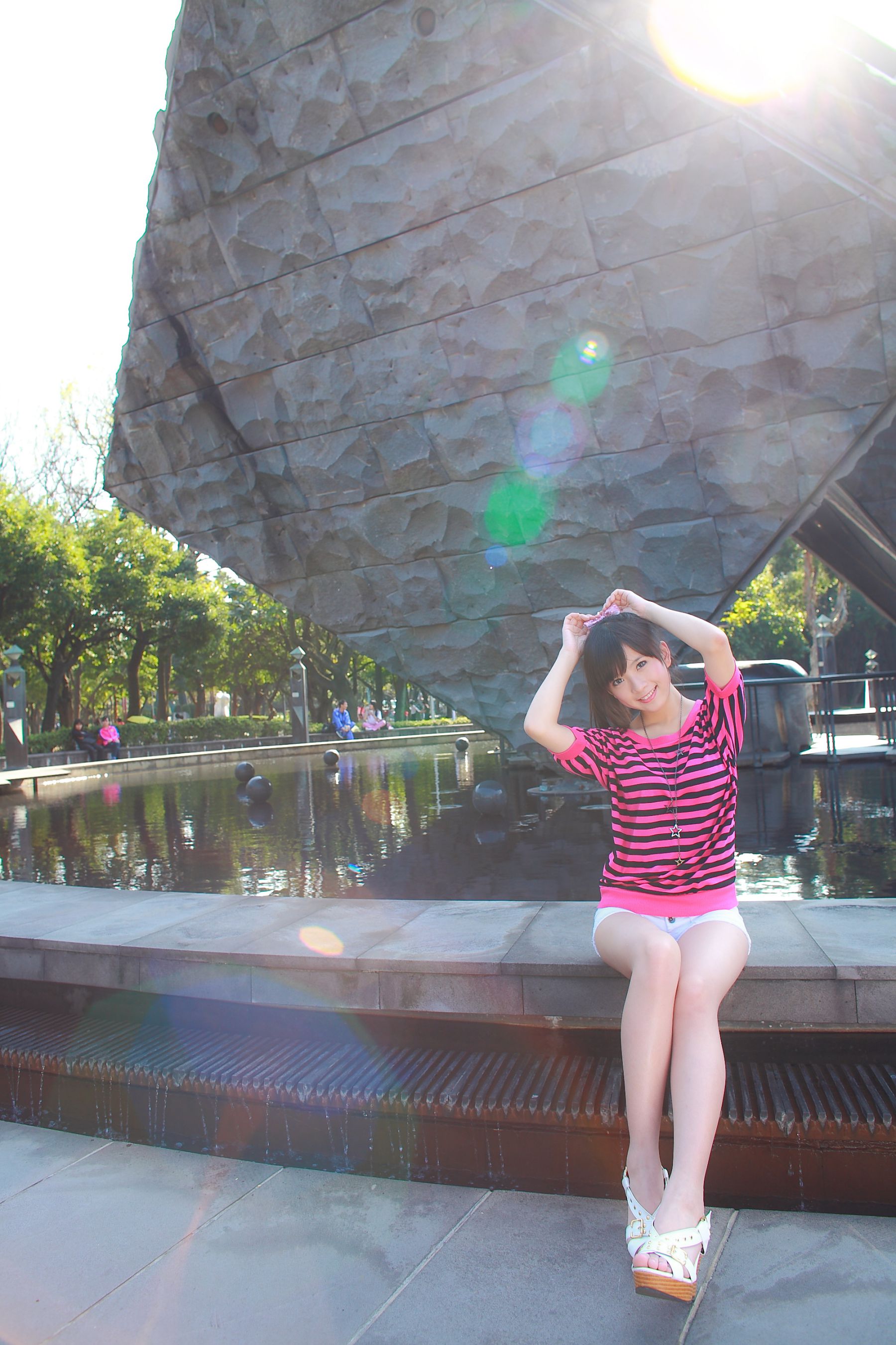 台湾美少女小敬/虞成敬《4套小清新外拍图片》写真合集-图53