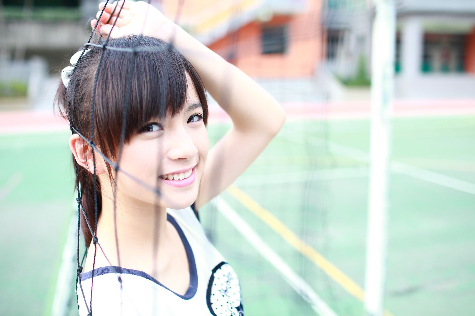 台湾美少女小敬/虞成敬《4套小清新外拍图片》写真合集-图8