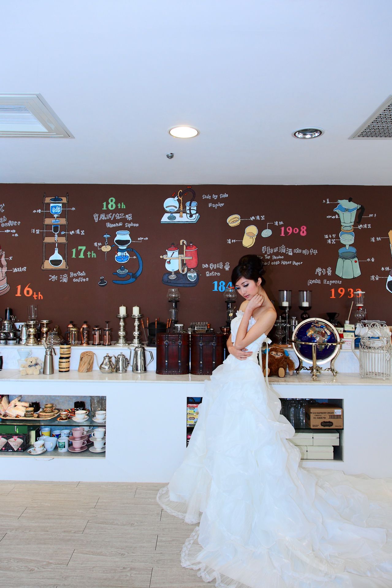 台湾气质美女Emily《唯美白色婚纱》-图19