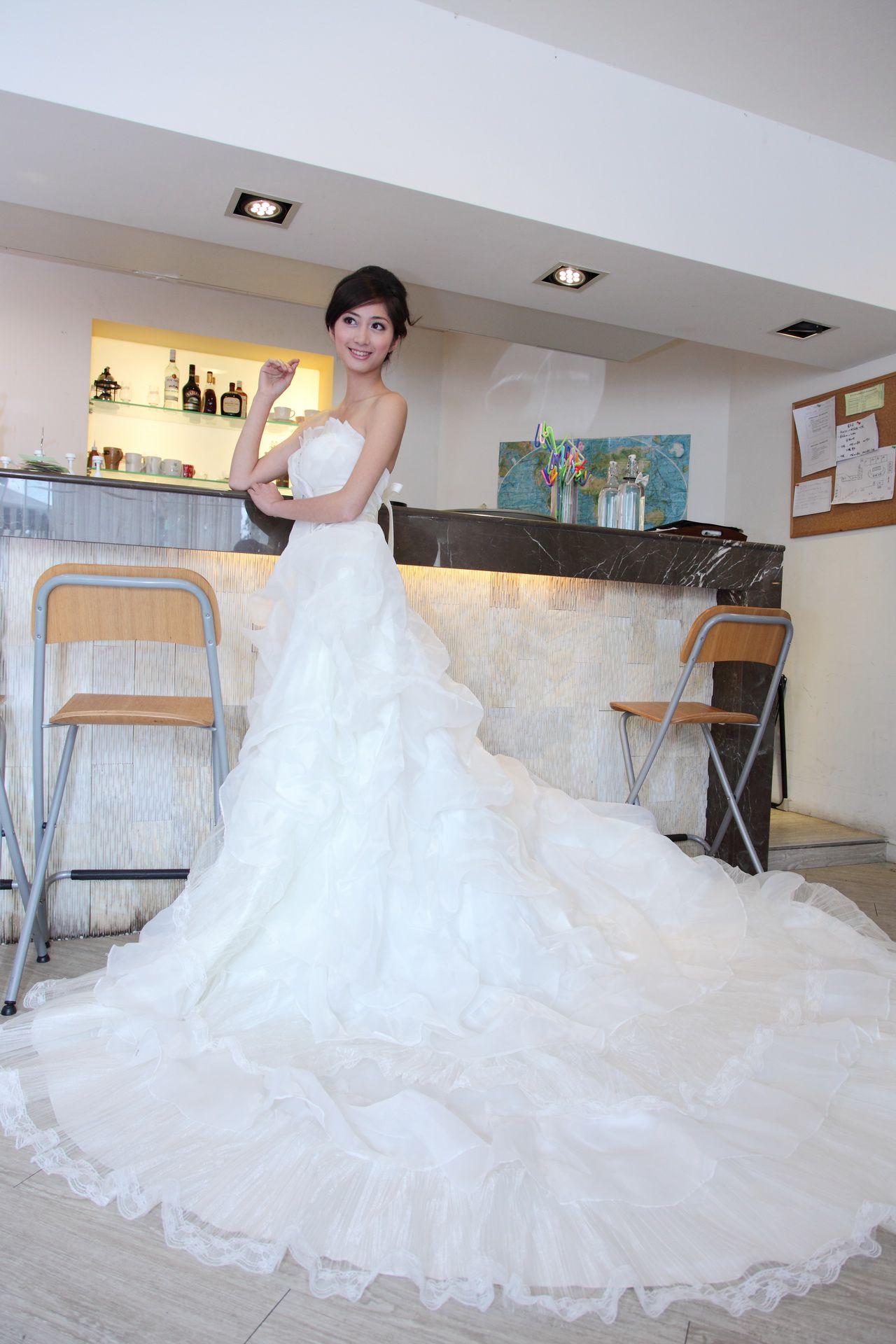 台湾气质美女Emily《唯美白色婚纱》-图22