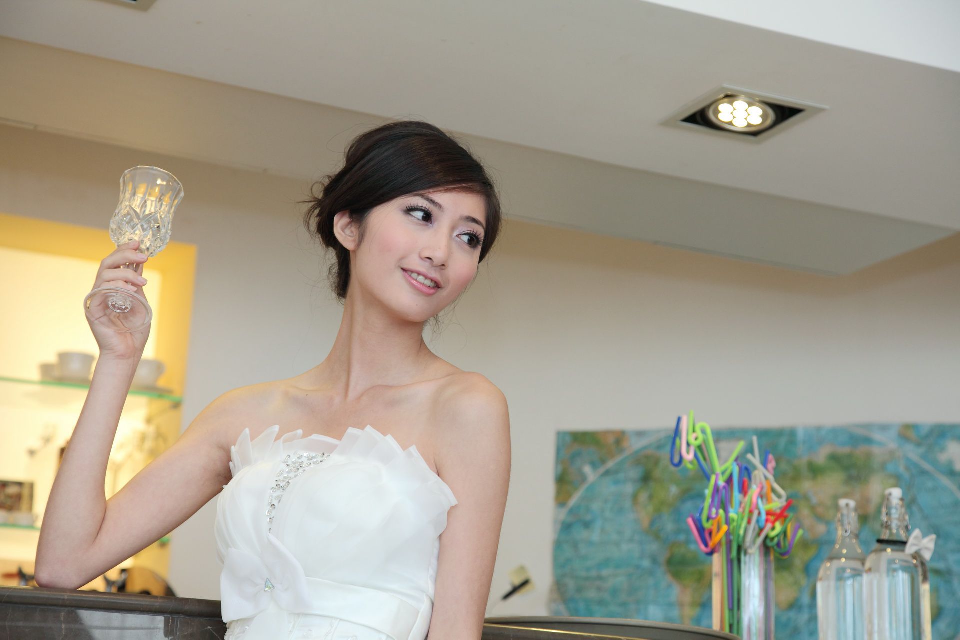 台湾气质美女Emily《唯美白色婚纱》-图25