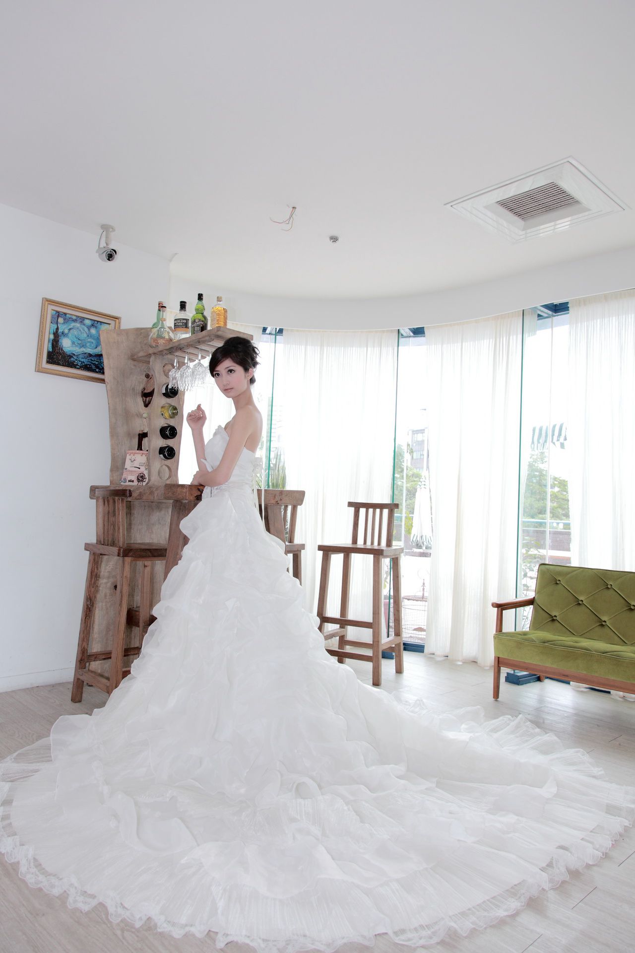 台湾气质美女Emily《唯美白色婚纱》-图26