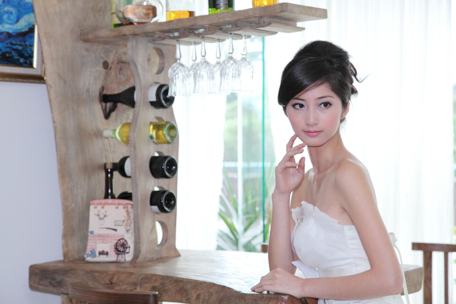 台湾气质美女Emily《唯美白色婚纱》-图27