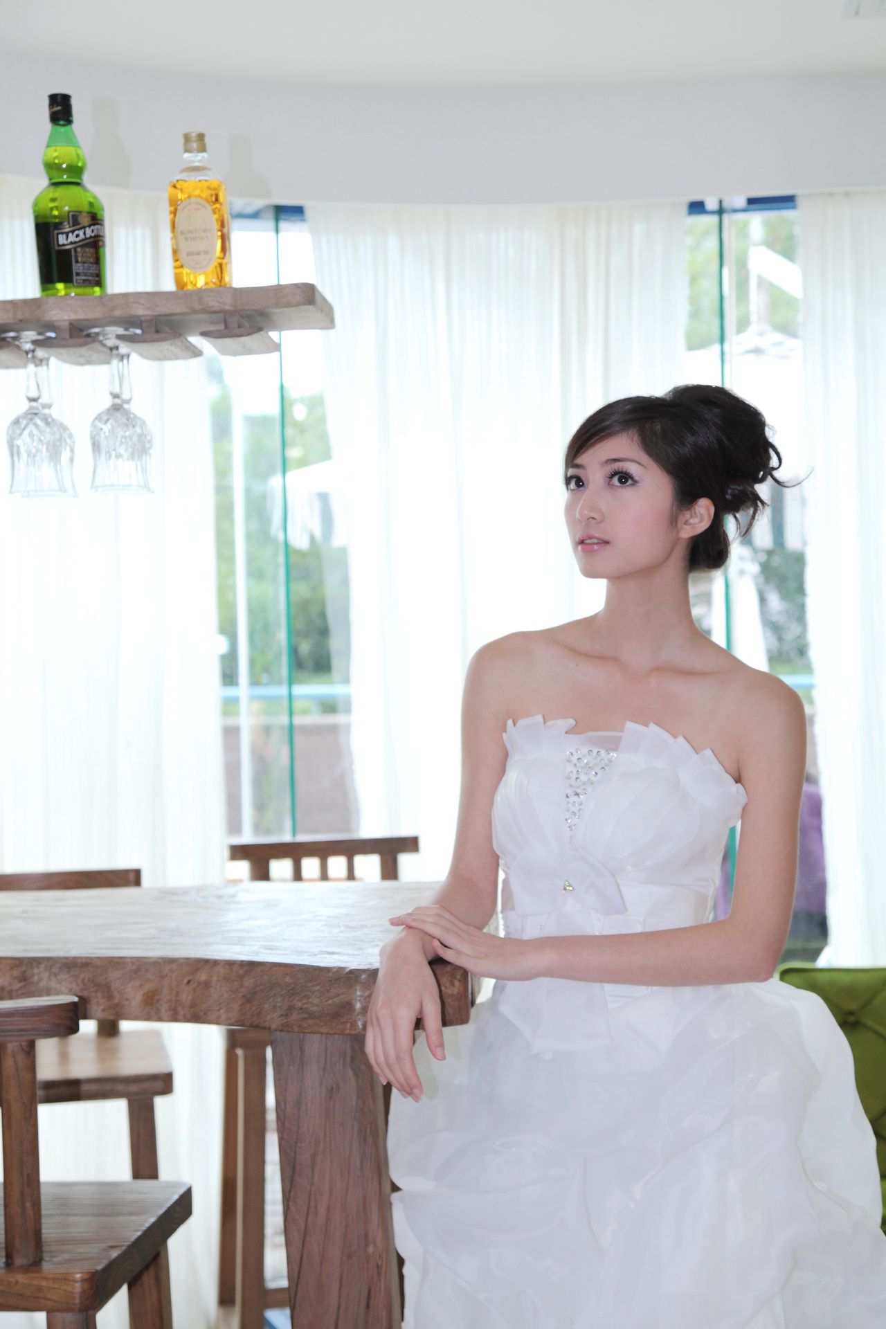 台湾气质美女Emily《唯美白色婚纱》-图29