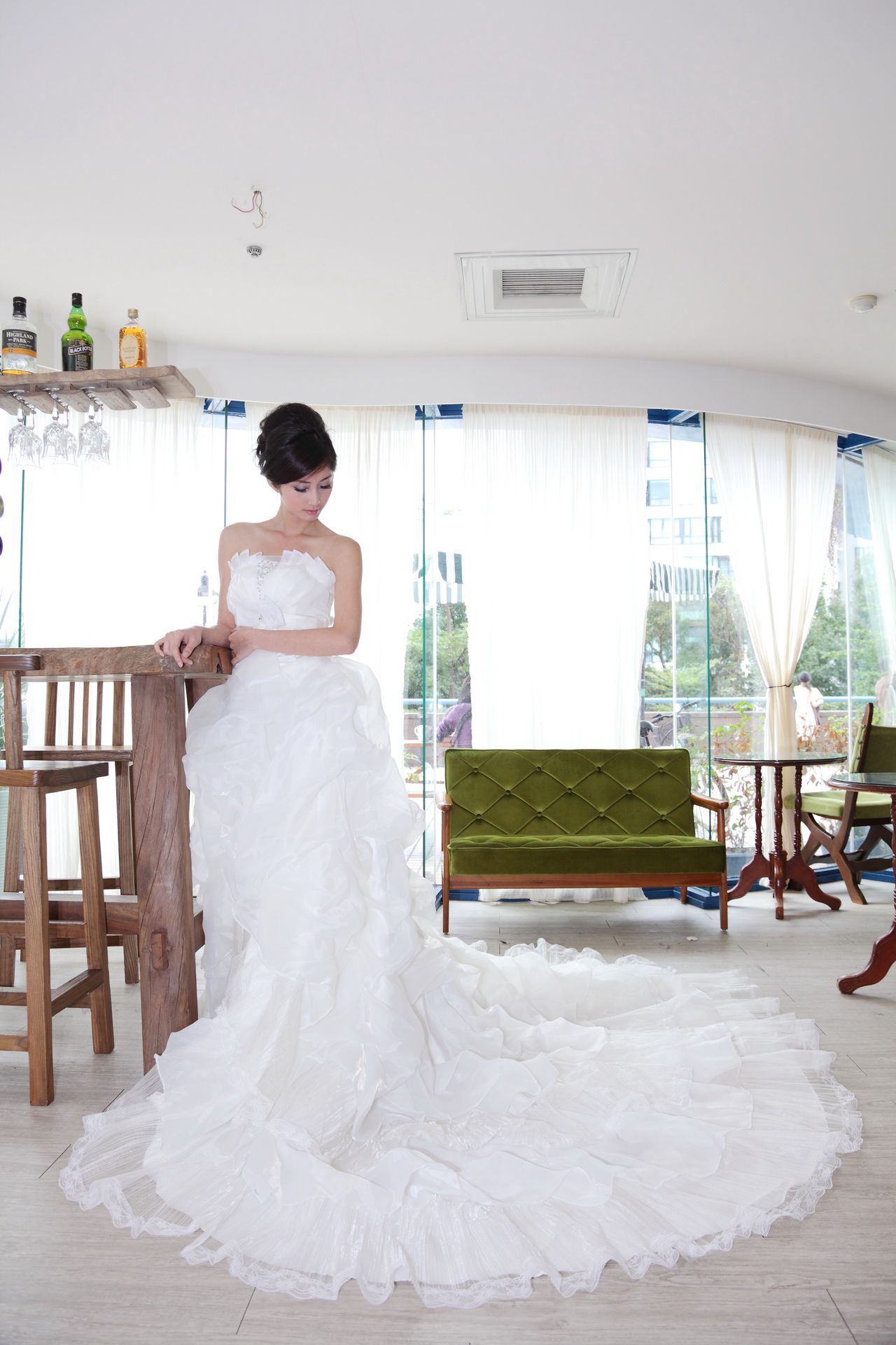 台湾气质美女Emily《唯美白色婚纱》-图30