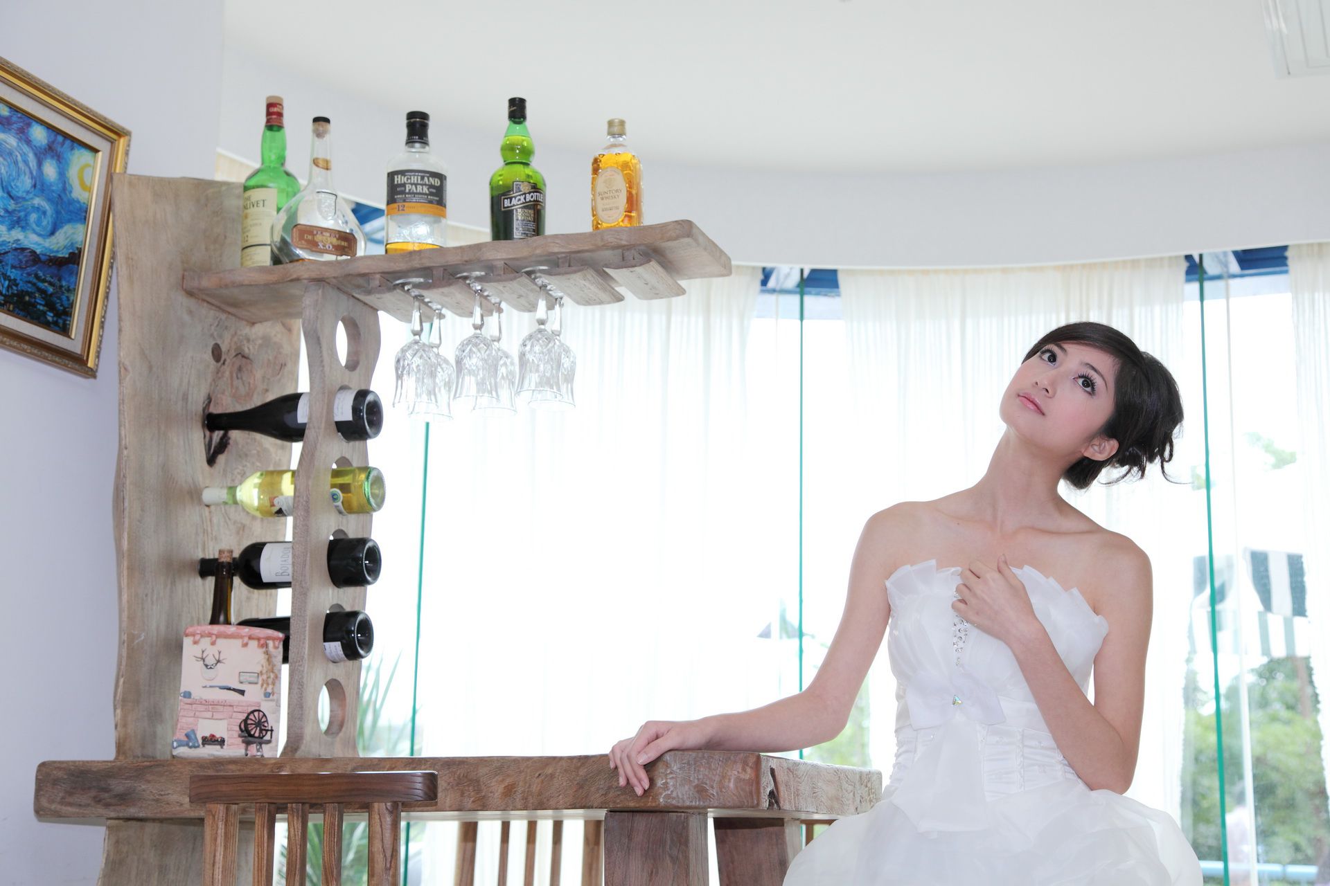 台湾气质美女Emily《唯美白色婚纱》-图31