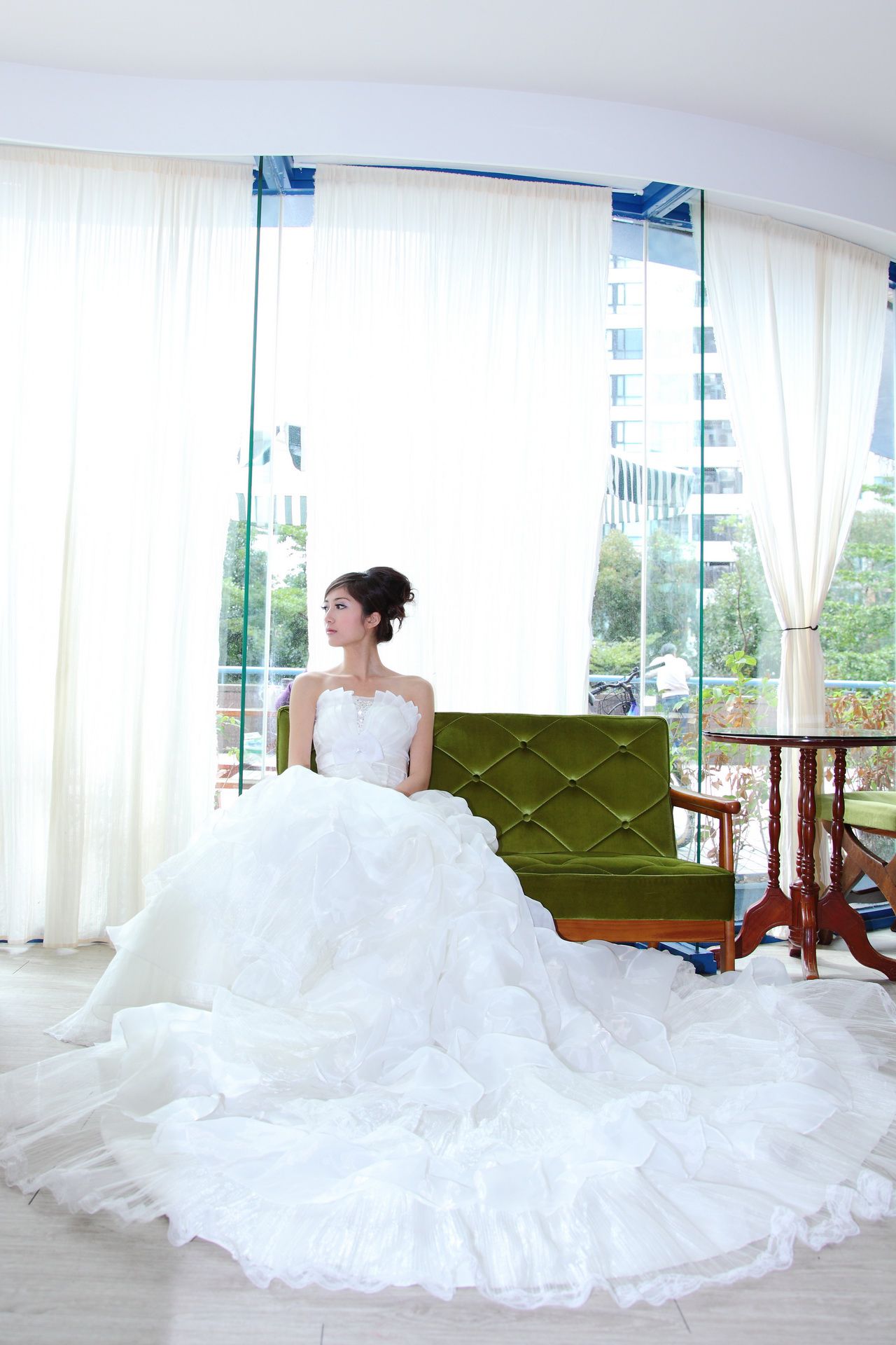 台湾气质美女Emily《唯美白色婚纱》-图32