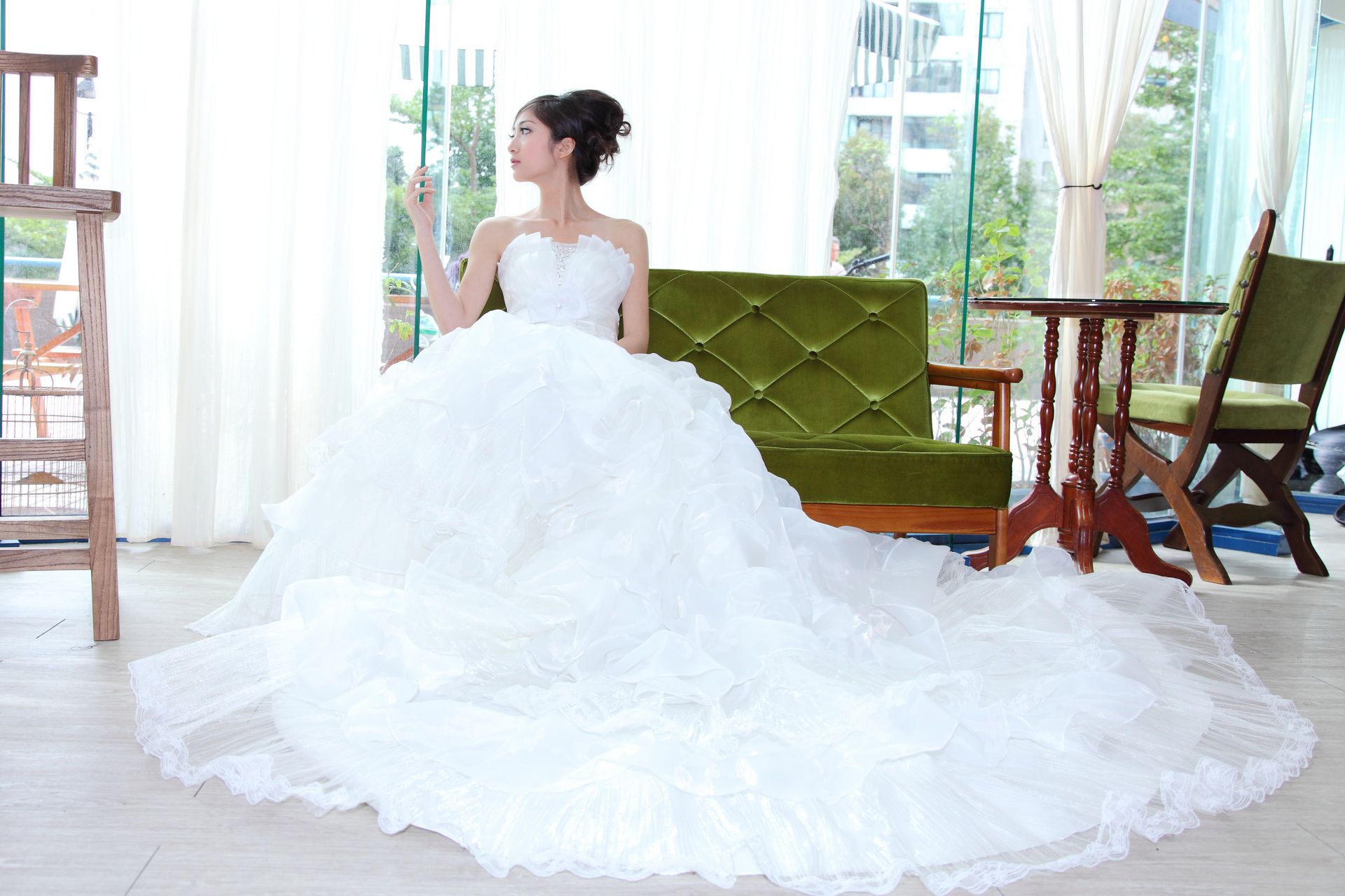 台湾气质美女Emily《唯美白色婚纱》-图33