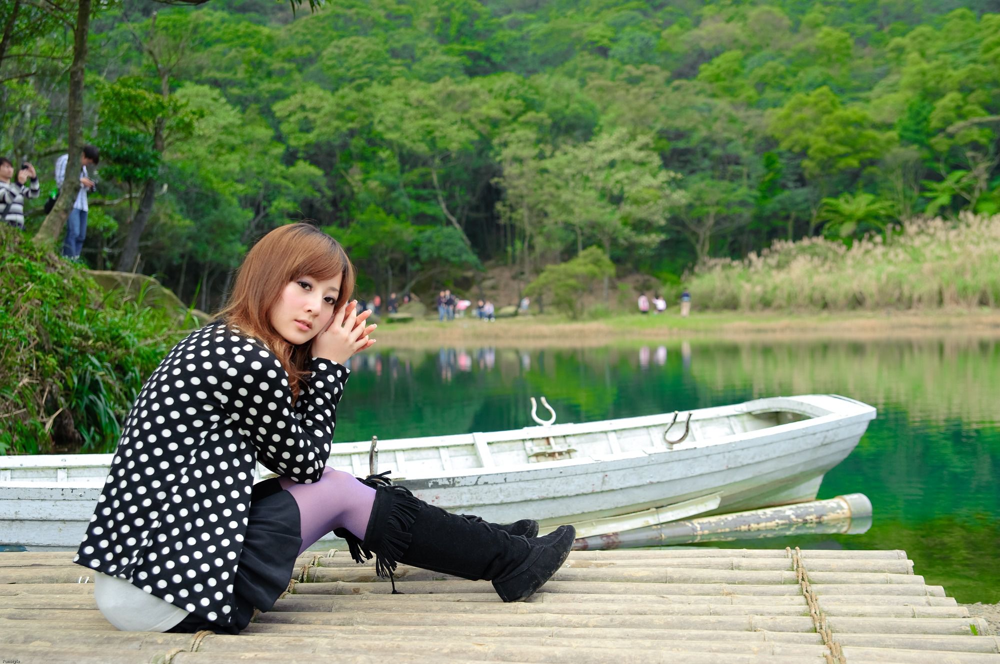 台湾女神果子MM《新山夢湖外拍》-图18