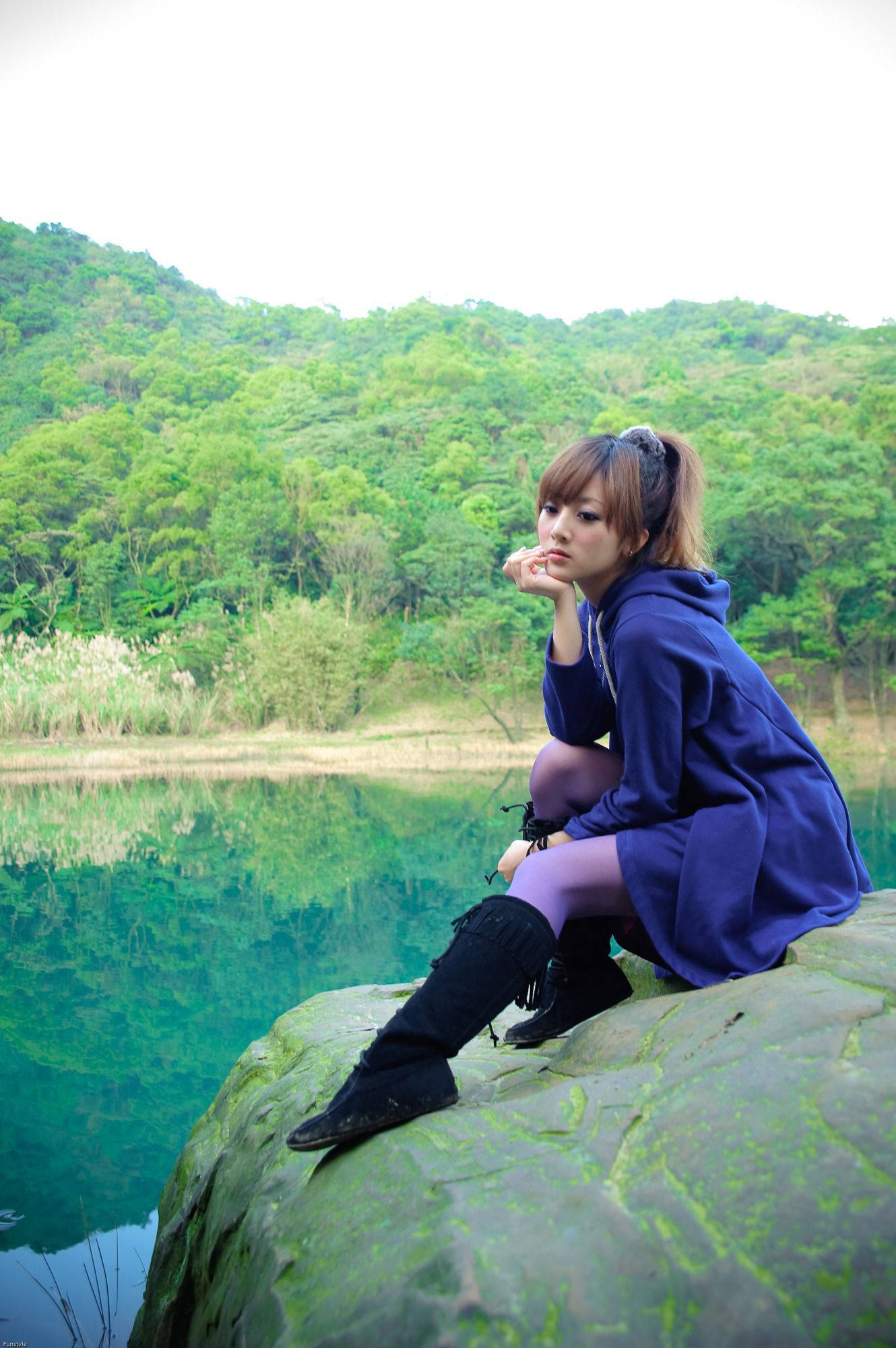 台湾女神果子MM《新山夢湖外拍》-图41