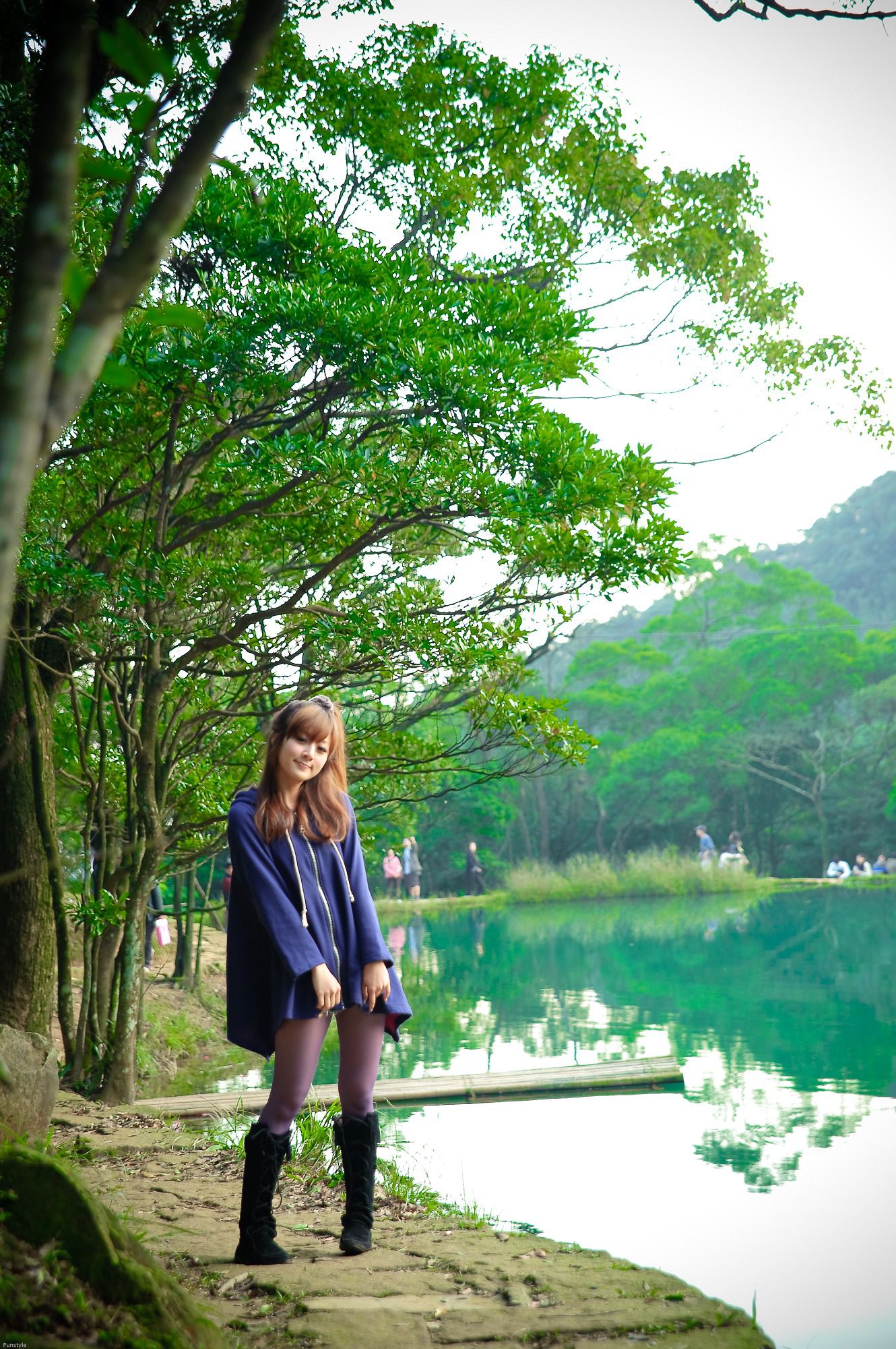 台湾女神果子MM《新山夢湖外拍》-图55