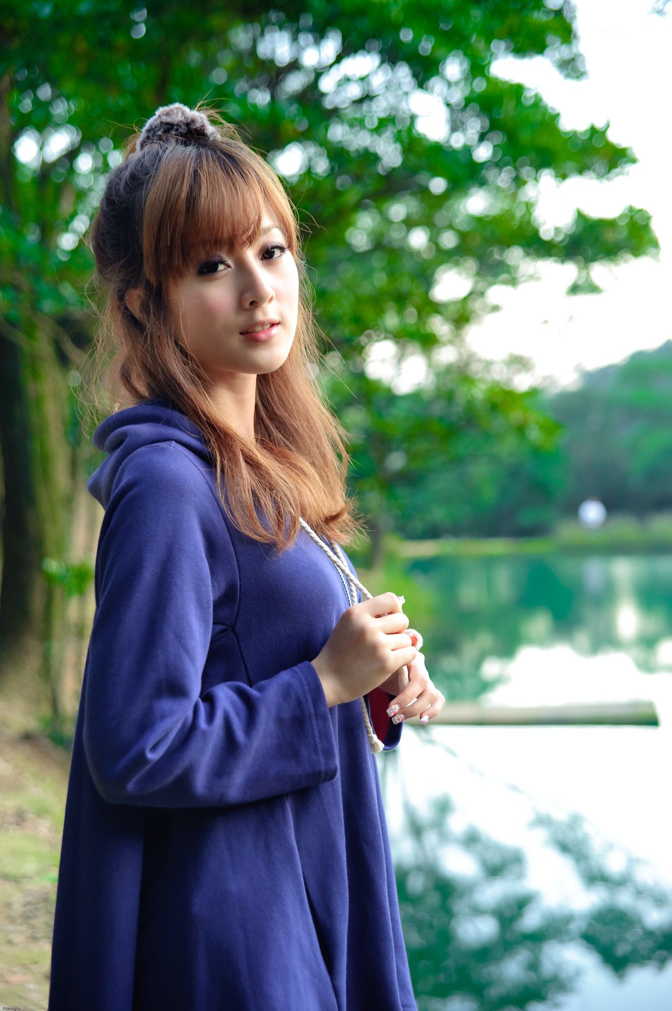 台湾女神果子MM《新山夢湖外拍》-图58