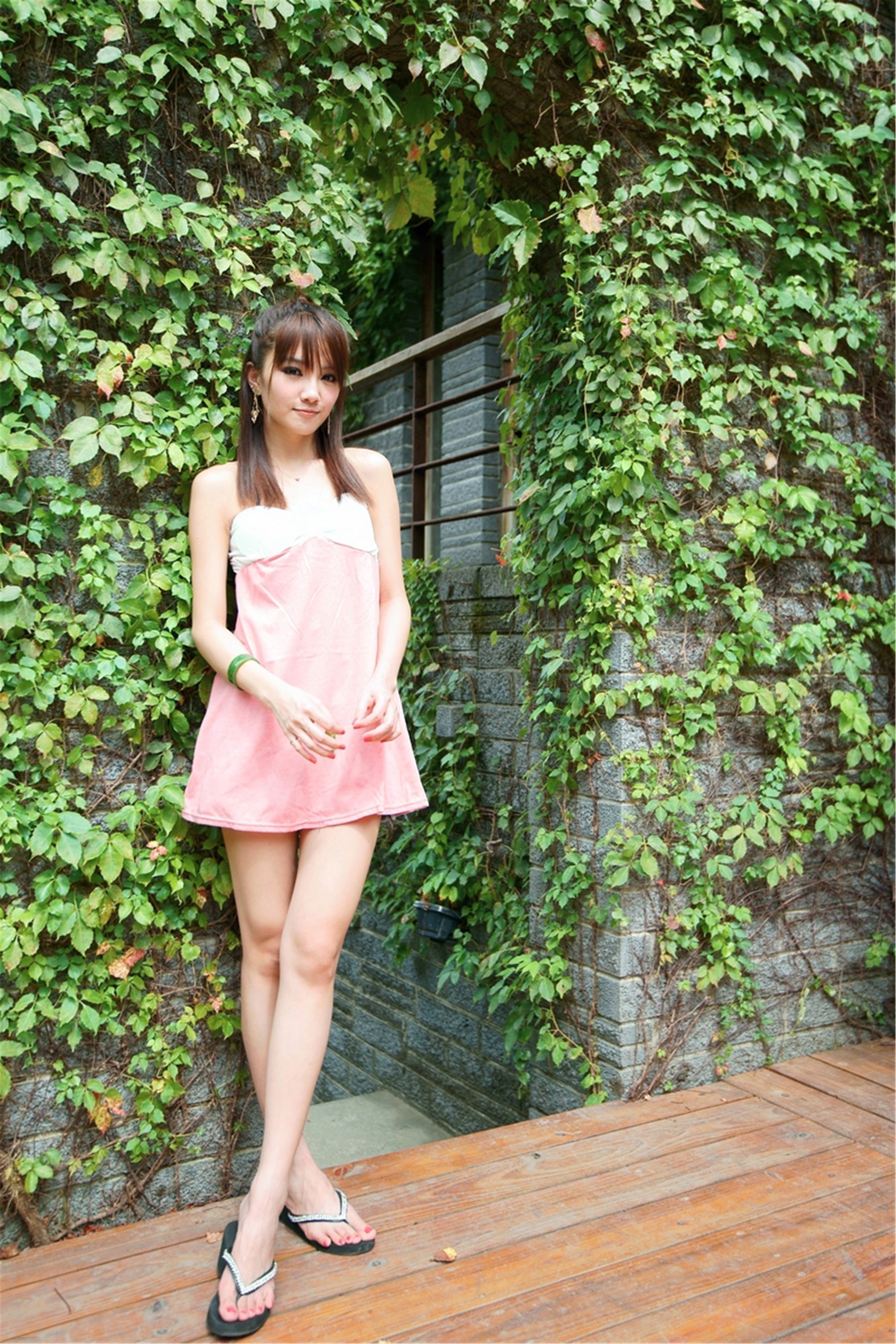 台湾美女模特小品/何品玫《缘叶方舟外拍》-图17