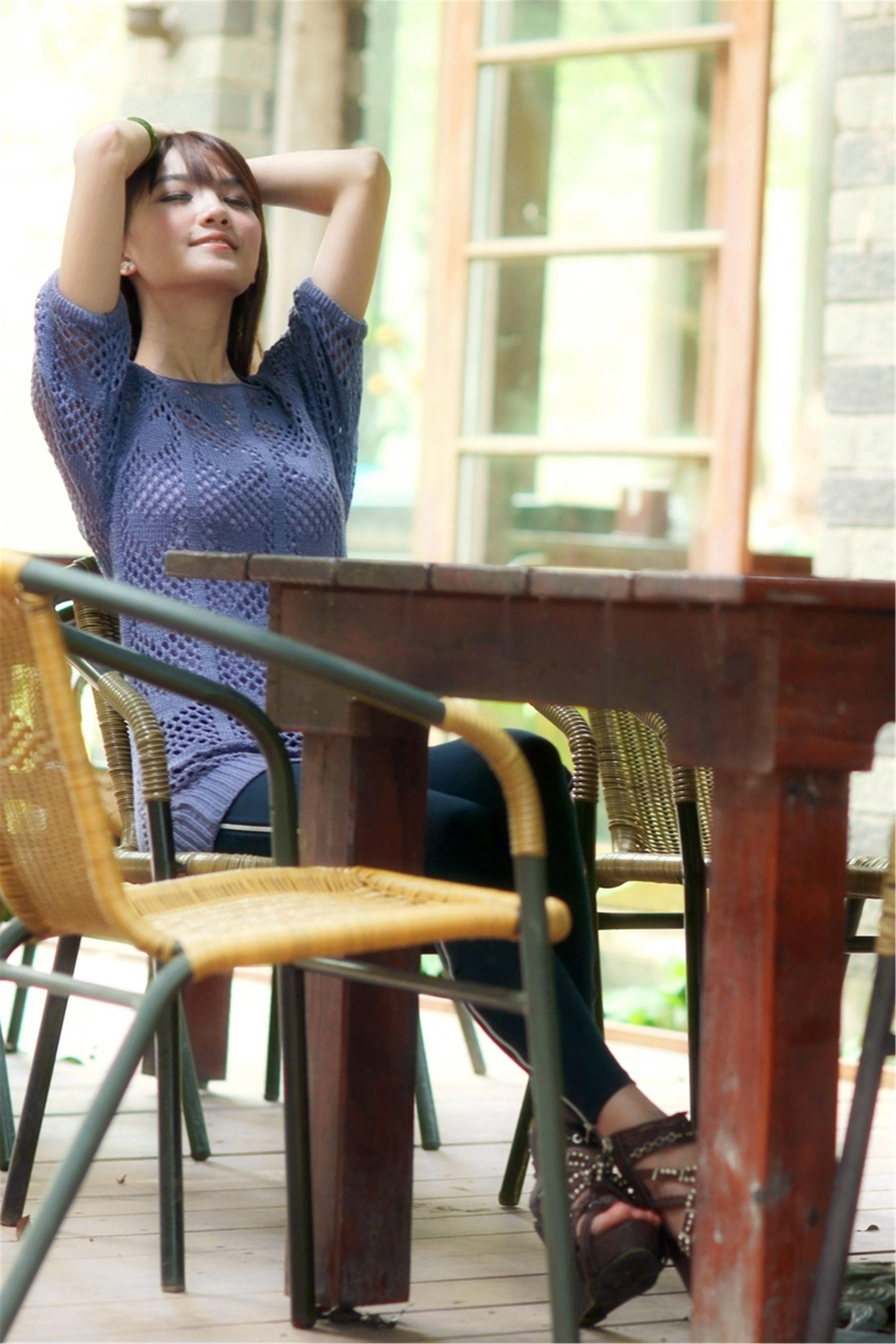 台湾美女模特小品/何品玫《缘叶方舟外拍》-图7