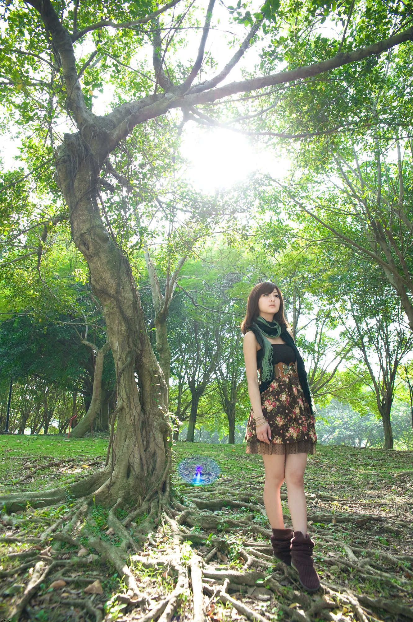 果子MM/张凯洁《四四南村+大安森林公園外拍》-图0