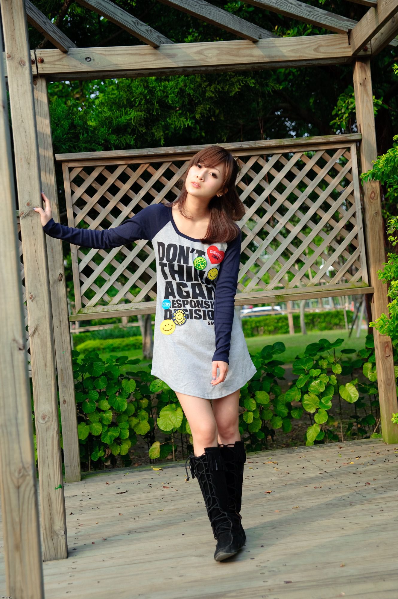 果子MM/张凯洁《四四南村+大安森林公園外拍》-图23