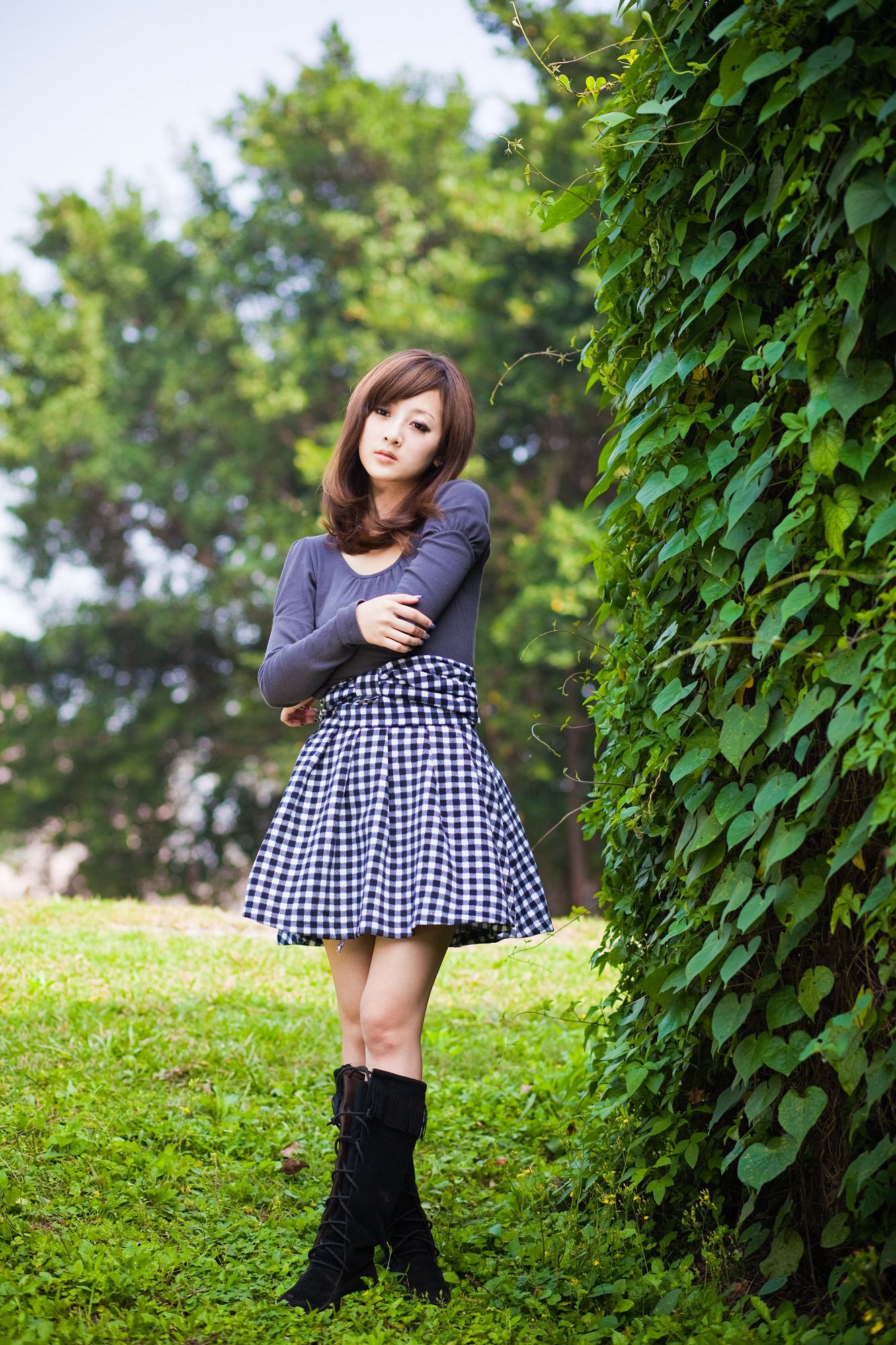 果子MM/张凯洁《四四南村+大安森林公園外拍》-图52