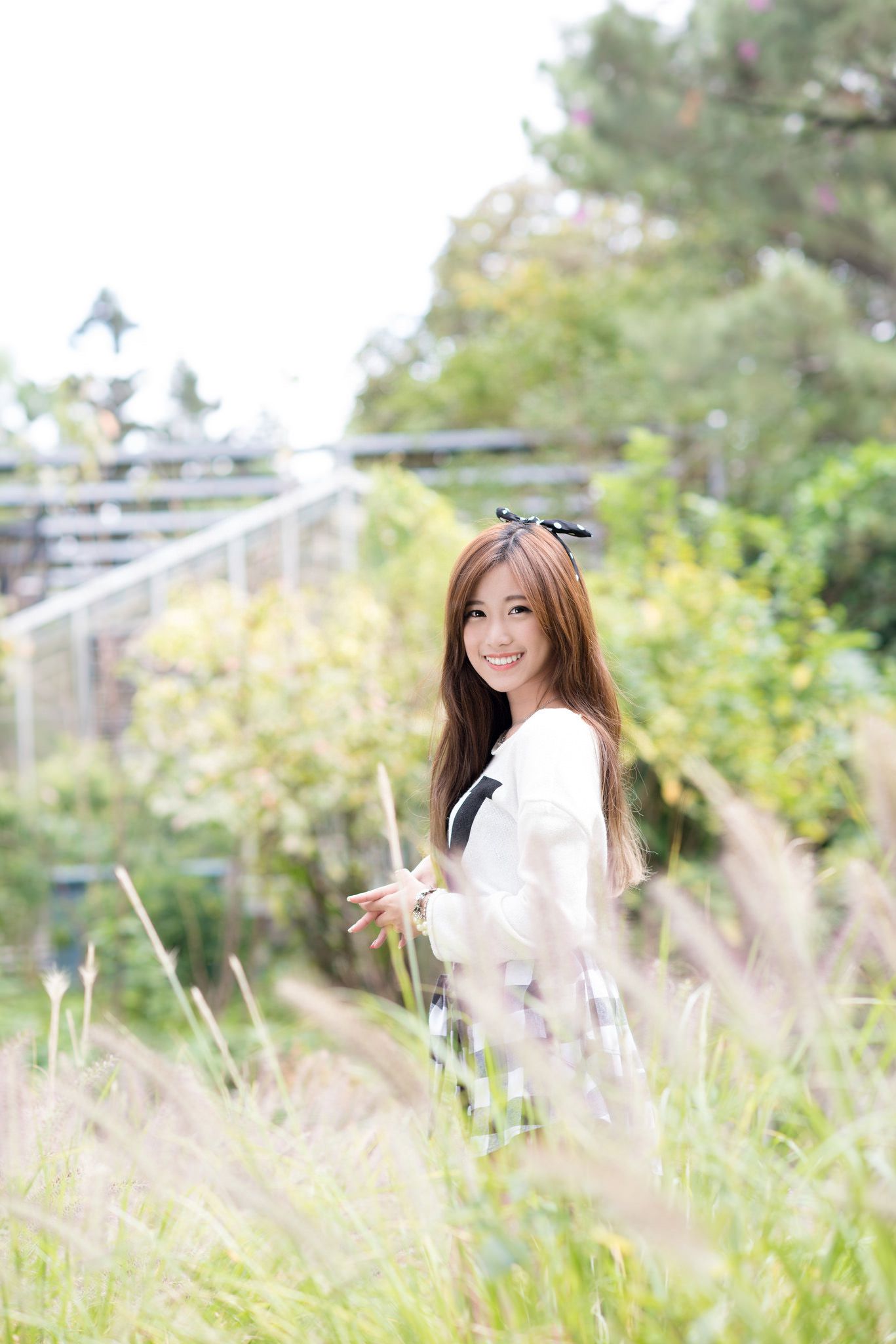 宅男女神张楚珊《外拍甜美蝴蝶节妹子》-图20