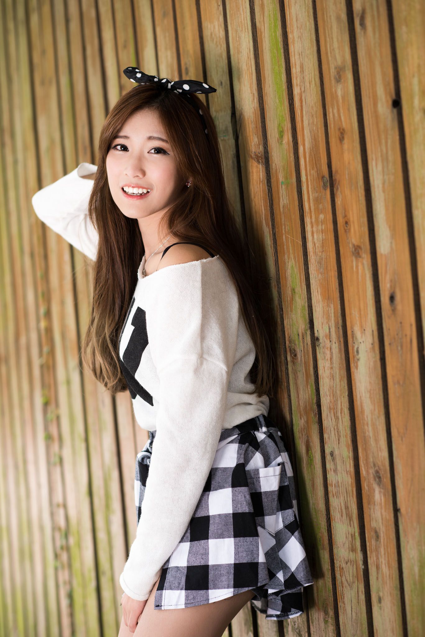 宅男女神张楚珊《外拍甜美蝴蝶节妹子》-图23