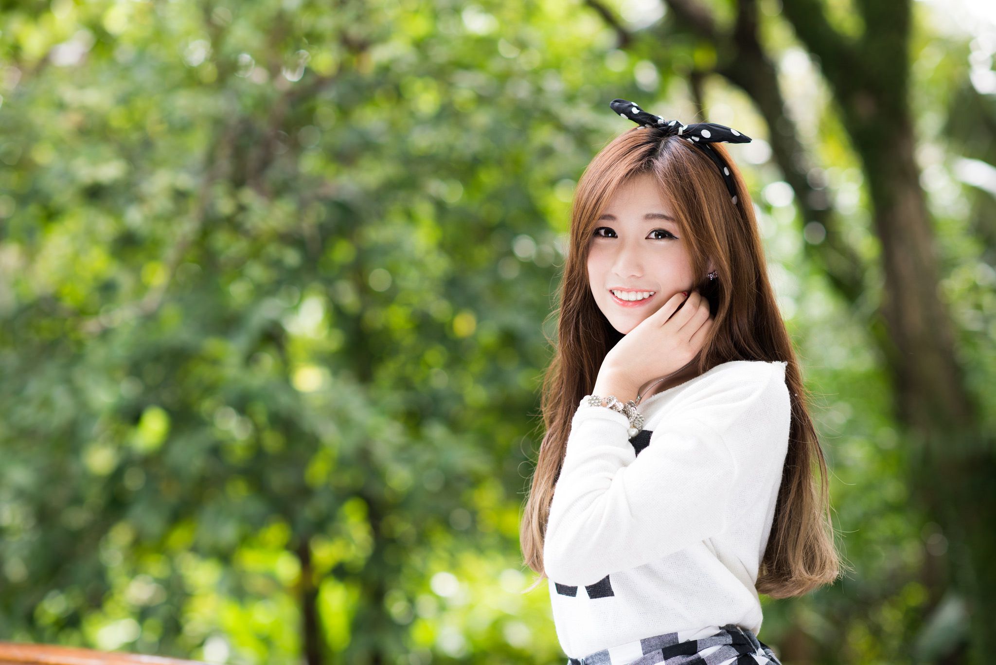 宅男女神张楚珊《外拍甜美蝴蝶节妹子》-图45