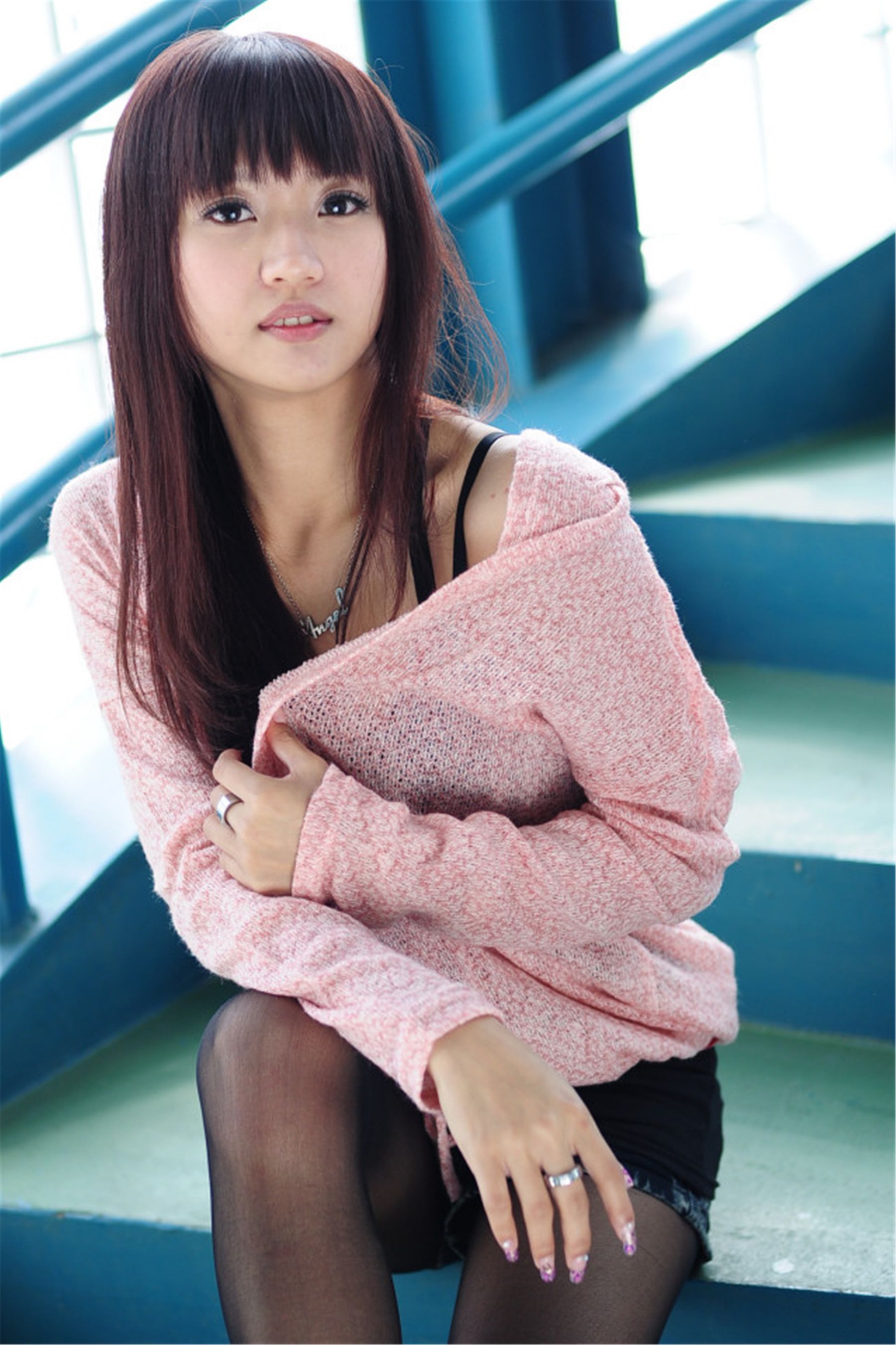 台湾妹子希希《可爱街拍图片》写真合集-图11