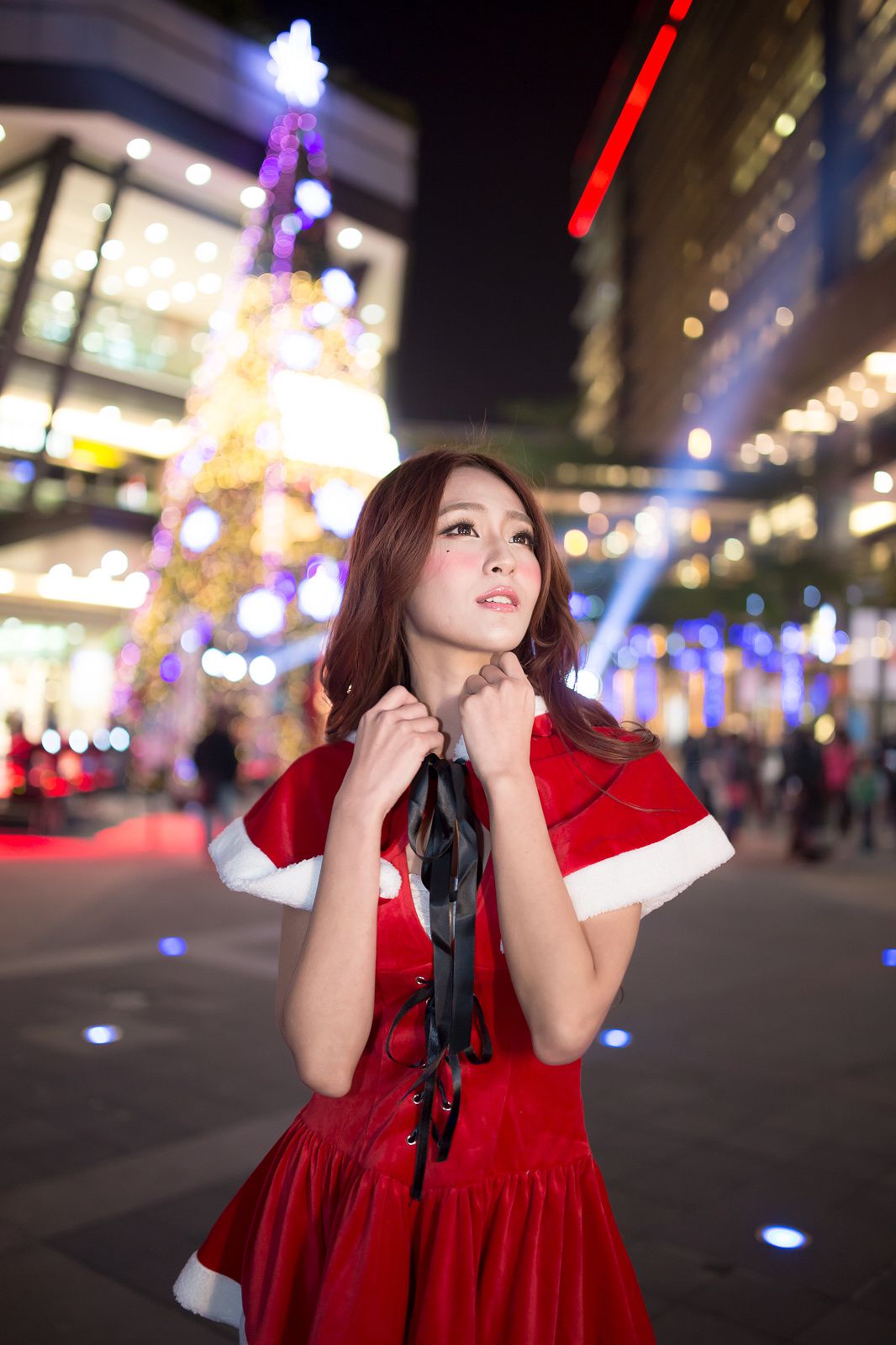 Winnie小雪/庄咏惠《圣诞小短裙夜拍》-图26