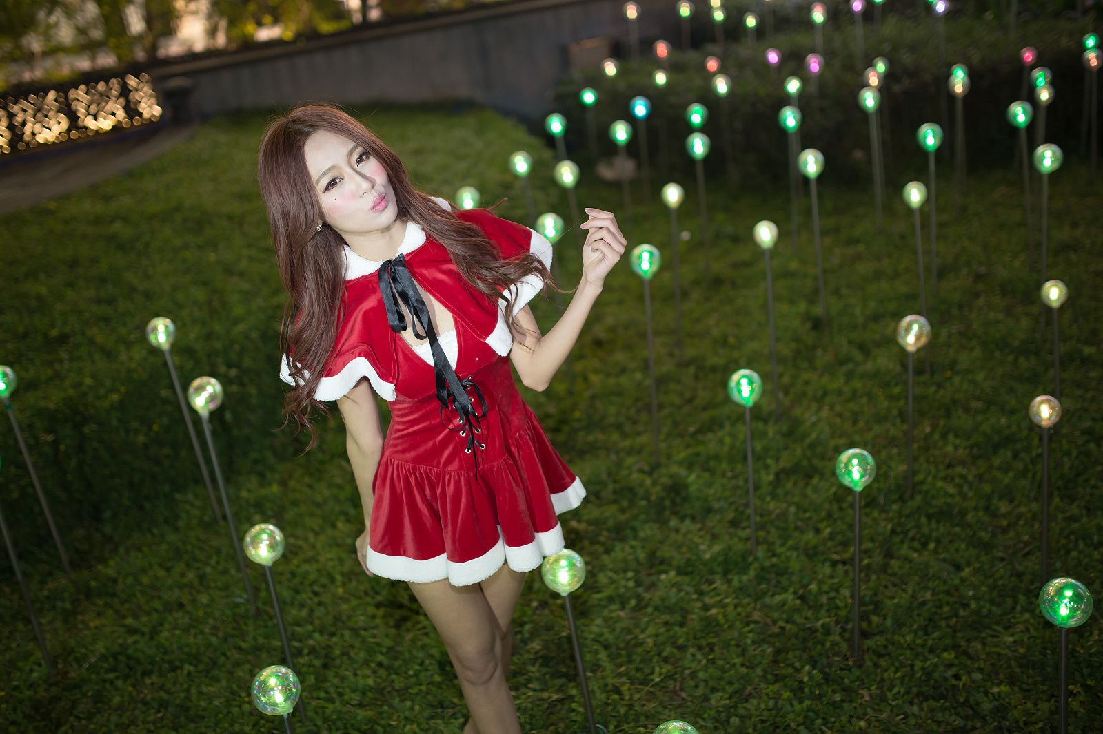 Winnie小雪/庄咏惠《圣诞小短裙夜拍》-图67