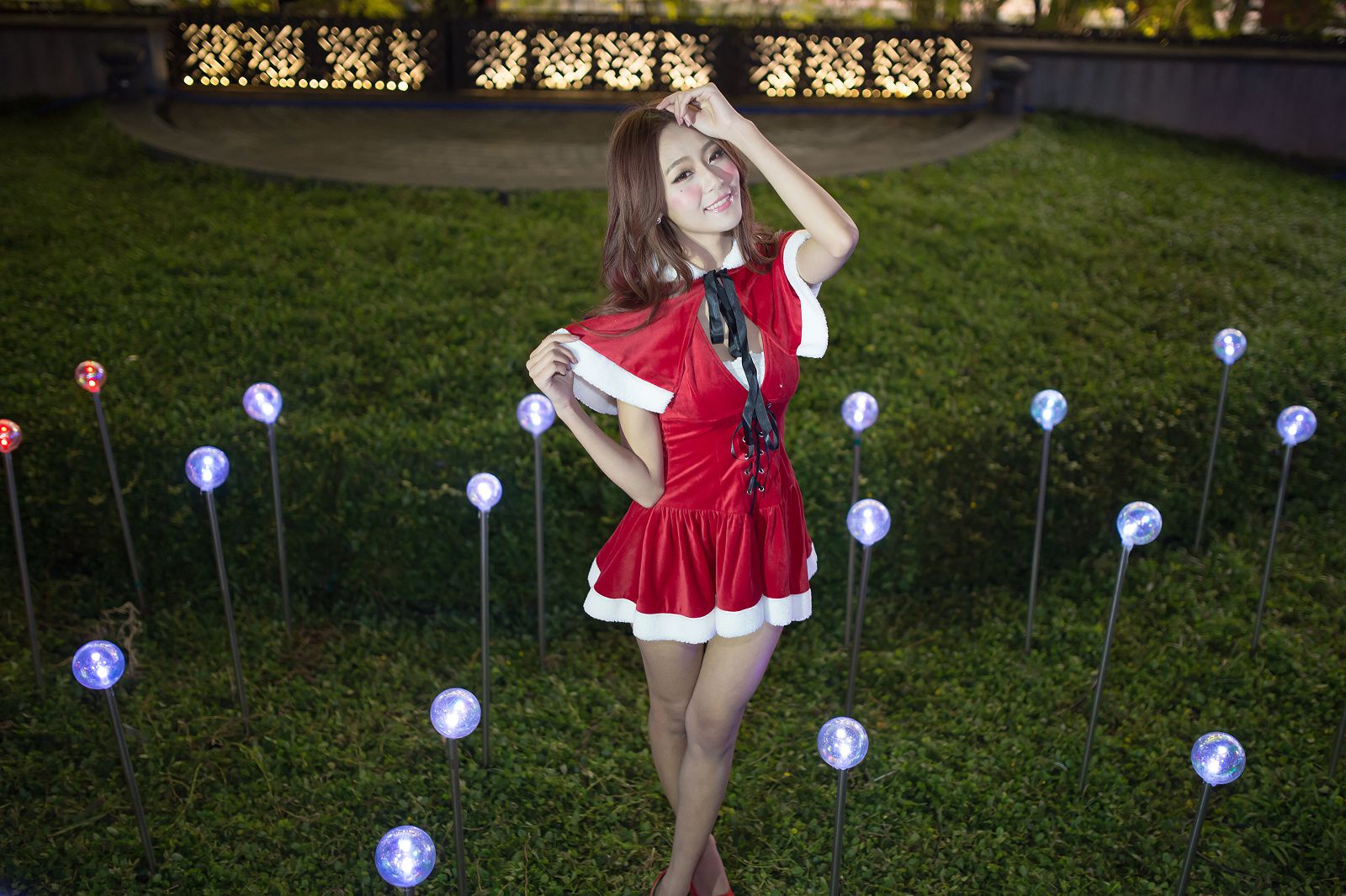 Winnie小雪/庄咏惠《圣诞小短裙夜拍》-图69