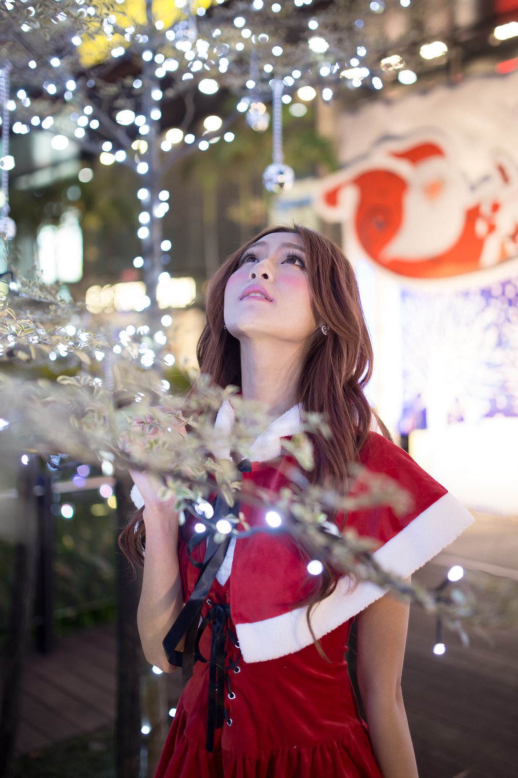 Winnie小雪/庄咏惠《圣诞小短裙夜拍》-图70