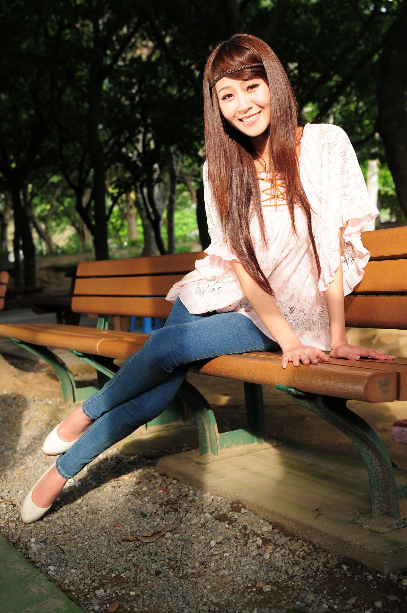 winnie小雪/庄温妮《紧身牛仔裤系列外拍》-图13