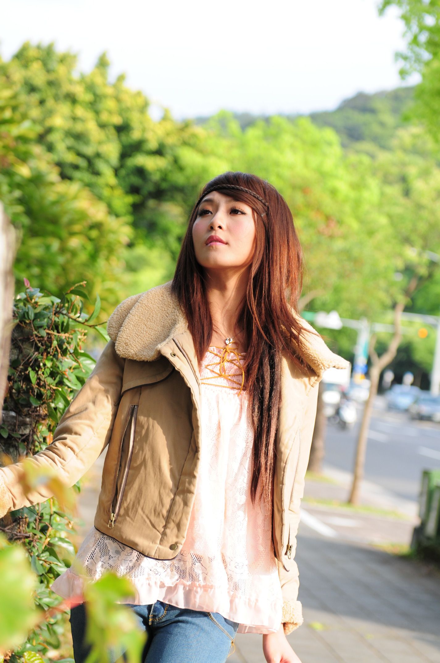 winnie小雪/庄温妮《紧身牛仔裤系列外拍》-图26