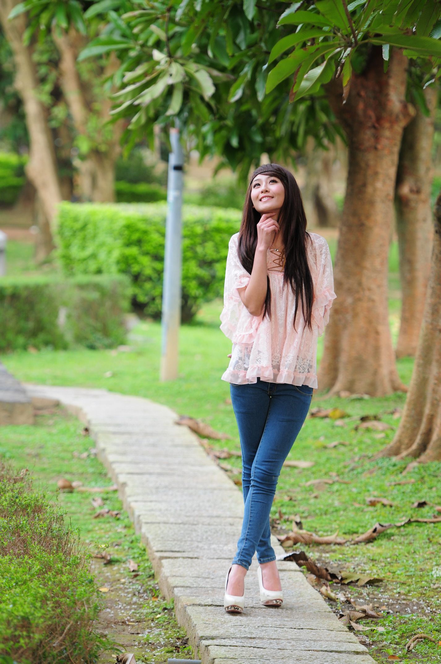 winnie小雪/庄温妮《紧身牛仔裤系列外拍》-图29