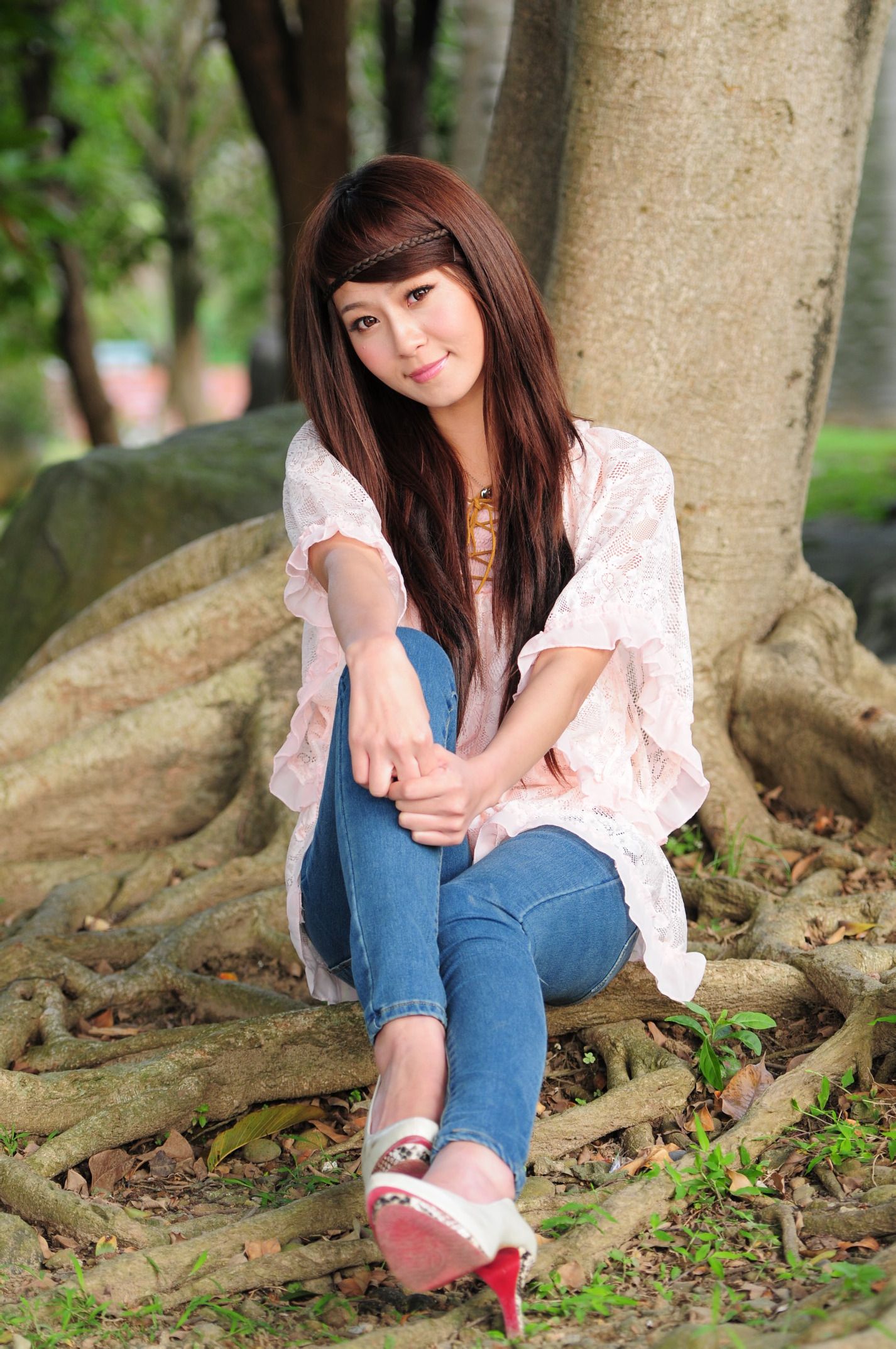 winnie小雪/庄温妮《紧身牛仔裤系列外拍》-图42