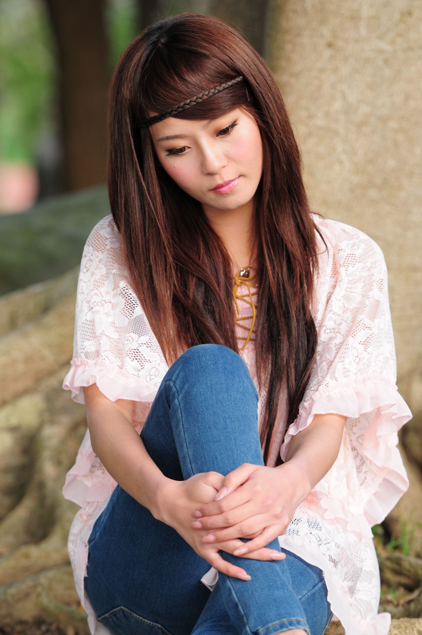 winnie小雪/庄温妮《紧身牛仔裤系列外拍》-图43