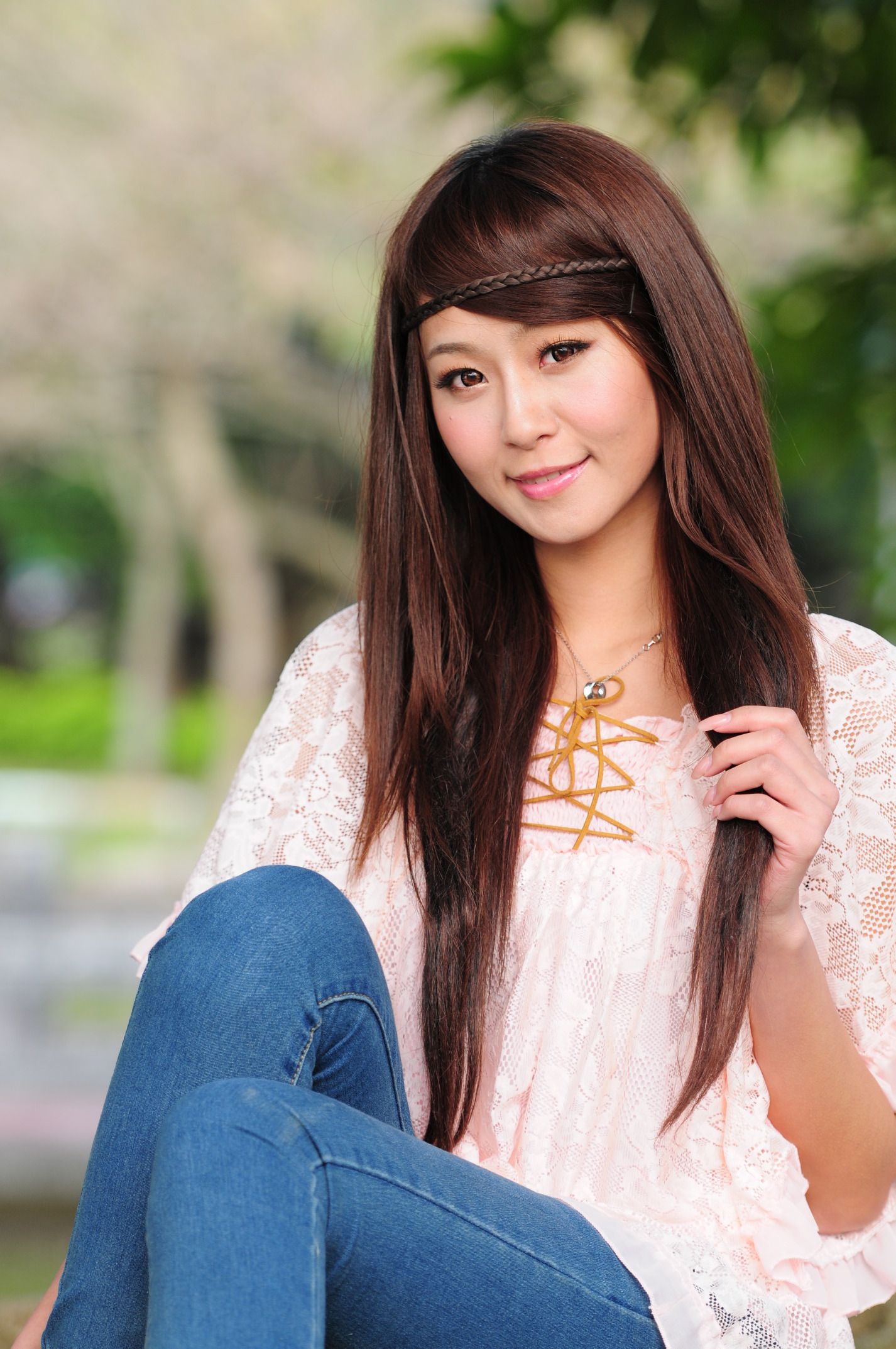 winnie小雪/庄温妮《紧身牛仔裤系列外拍》-图45