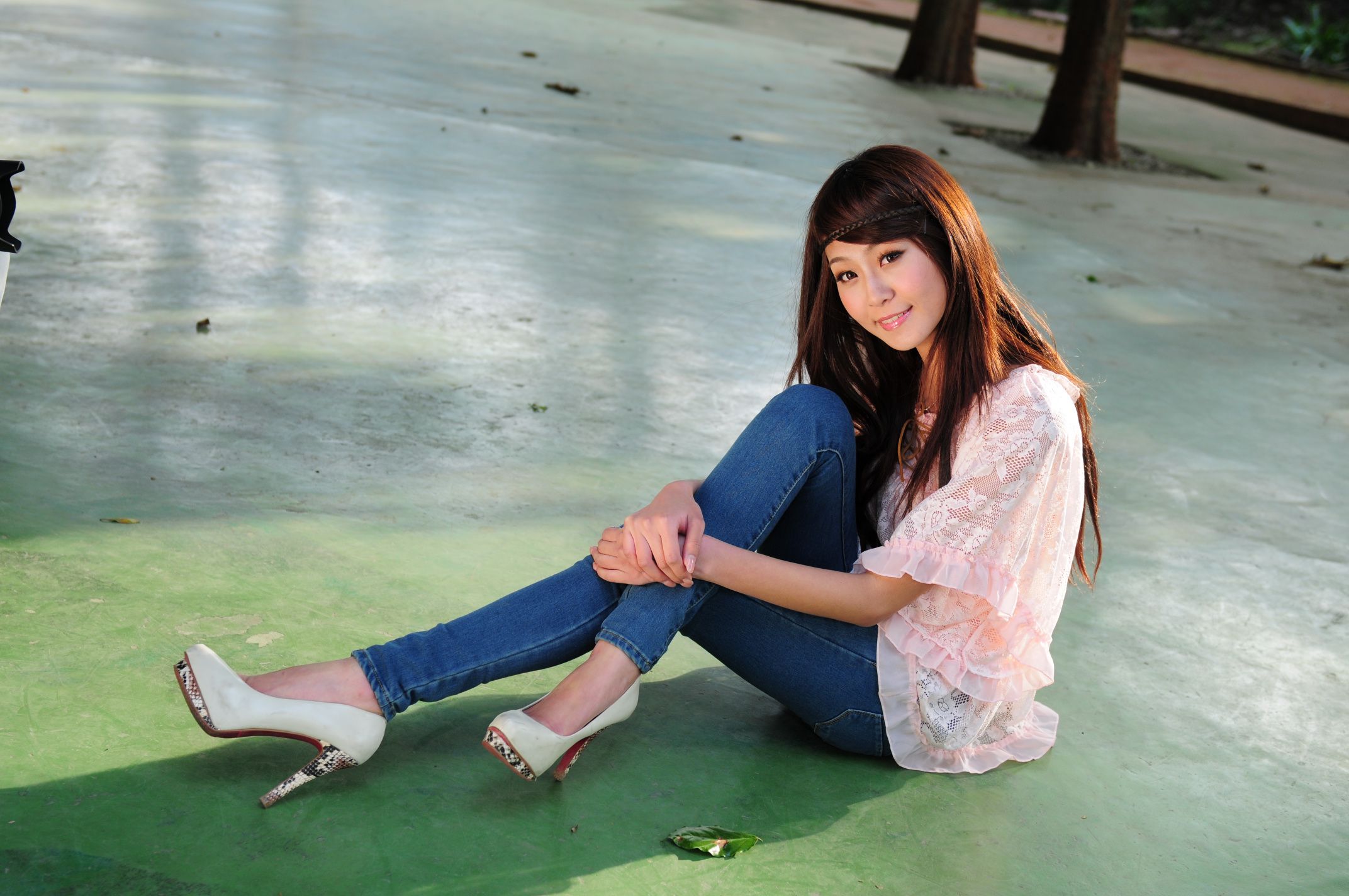 winnie小雪/庄温妮《紧身牛仔裤系列外拍》-图8