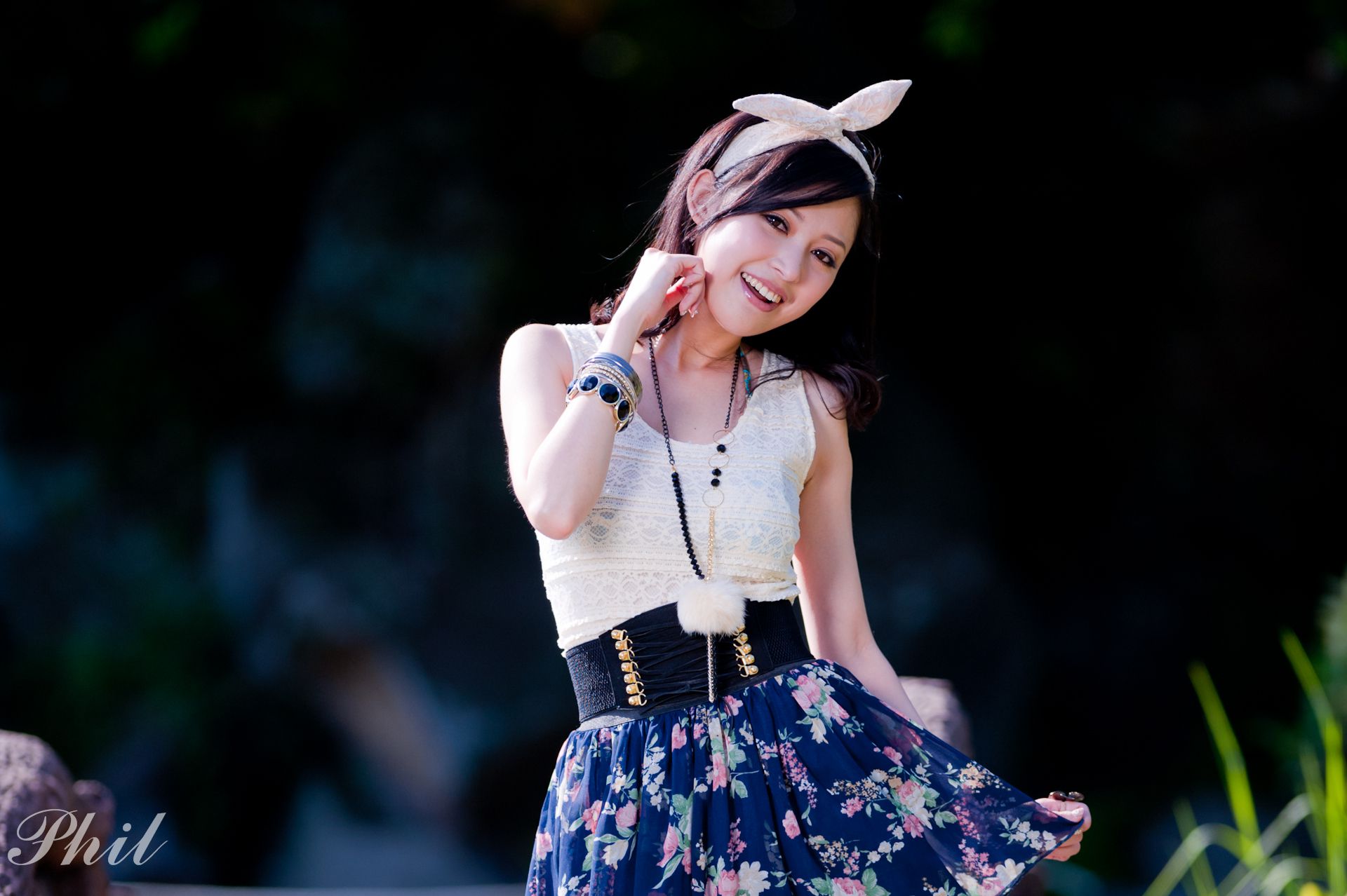 Beautyleg腿模Avy《连衣裙公园外拍》-图24