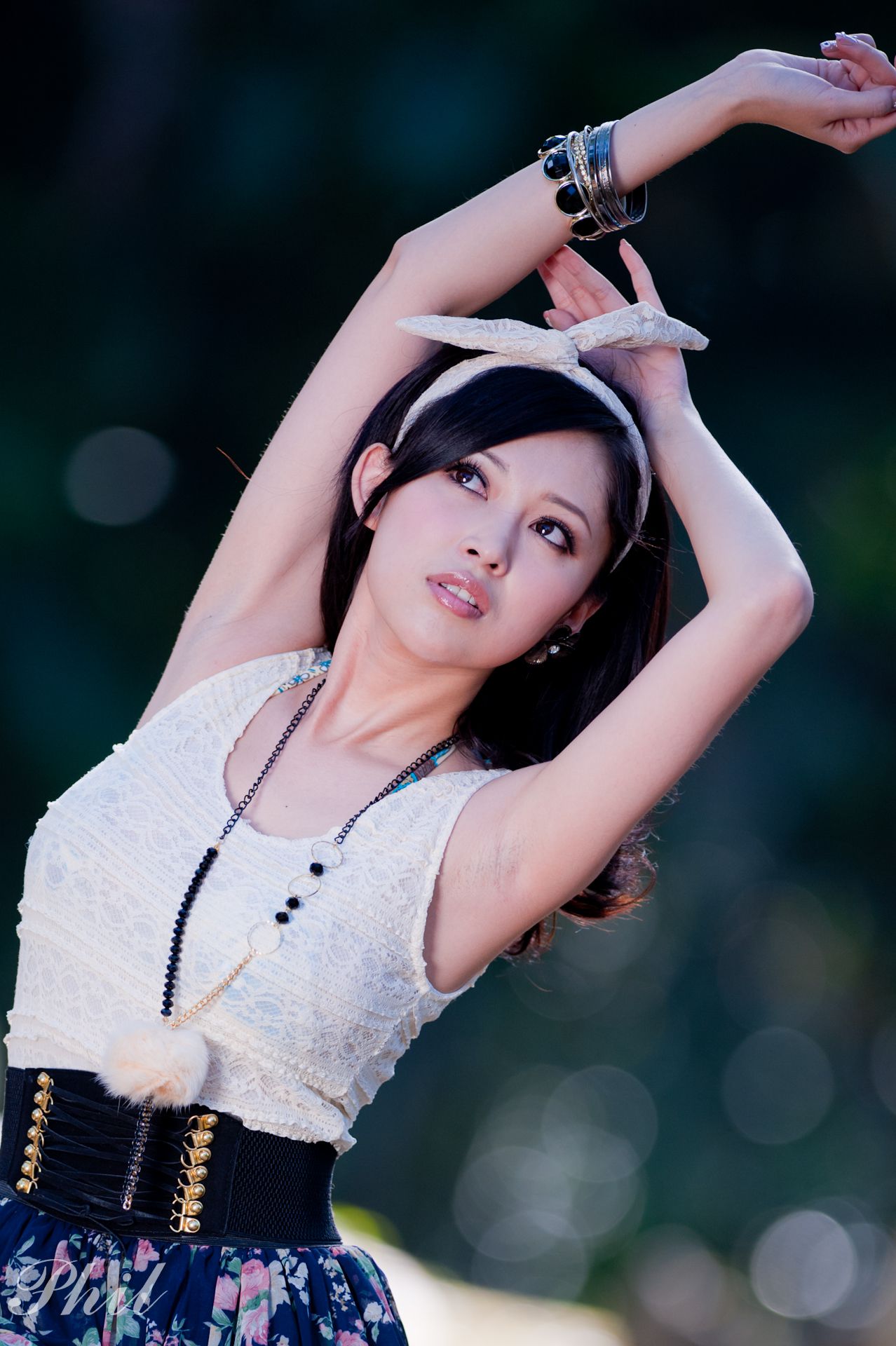 Beautyleg腿模Avy《连衣裙公园外拍》-图45