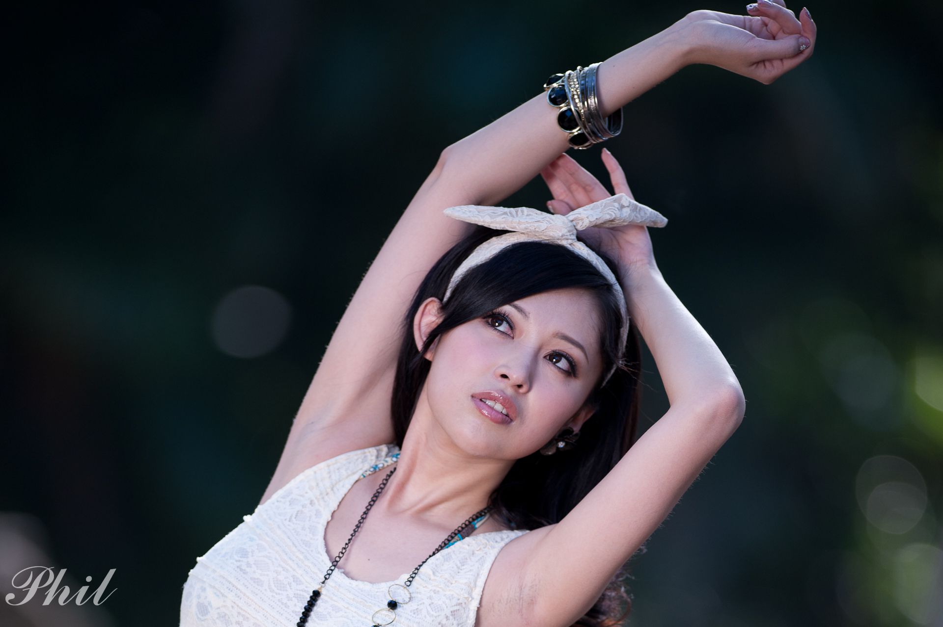 Beautyleg腿模Avy《连衣裙公园外拍》-图46