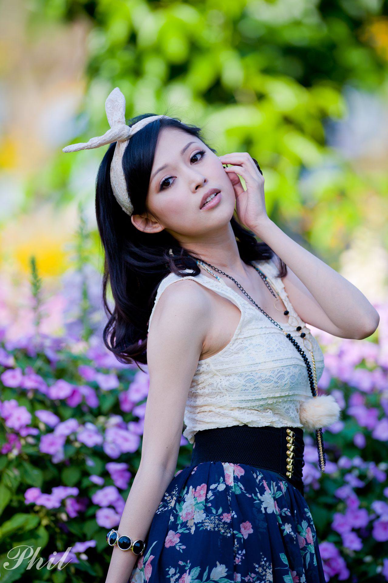 Beautyleg腿模Avy《连衣裙公园外拍》-图55