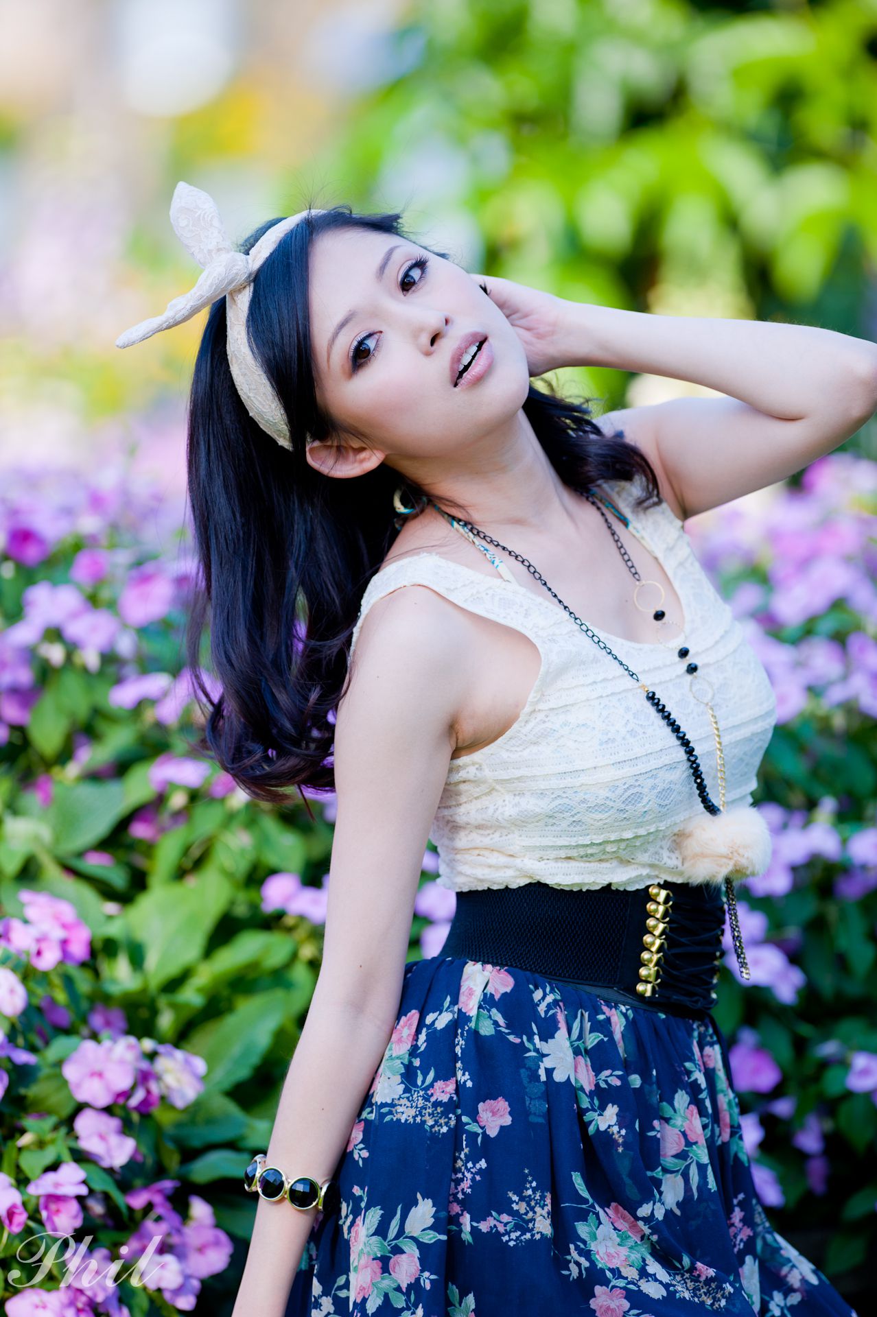 Beautyleg腿模Avy《连衣裙公园外拍》-图56