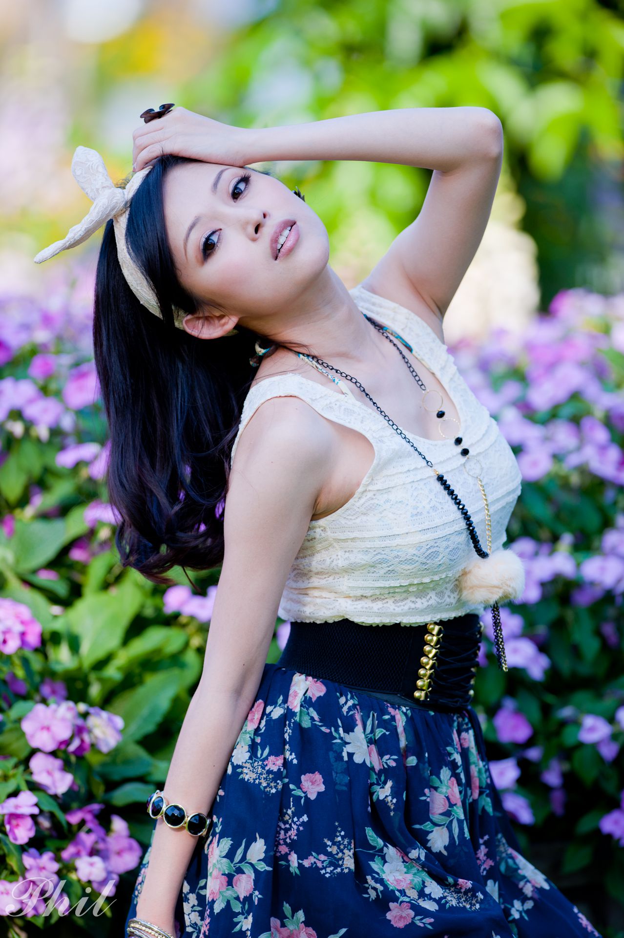 Beautyleg腿模Avy《连衣裙公园外拍》-图57