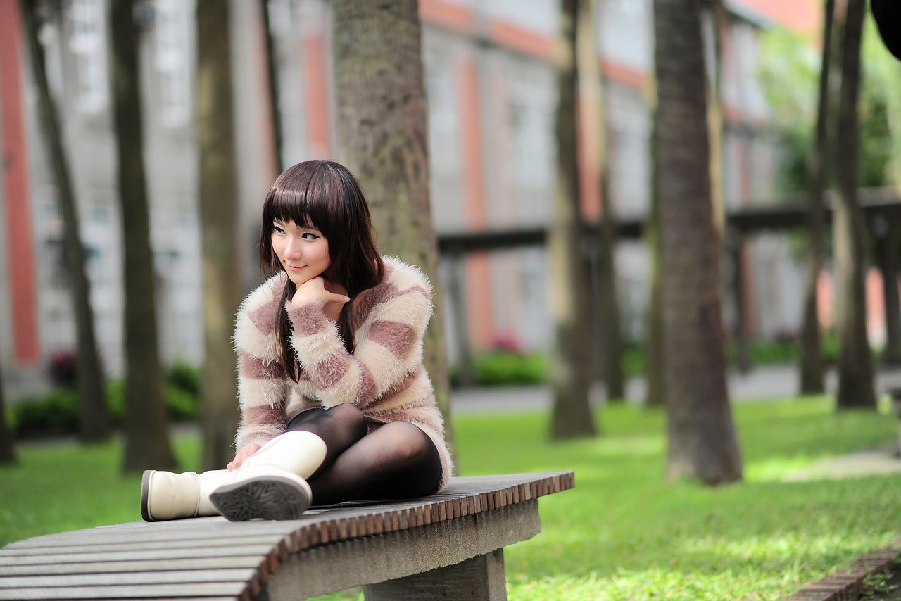 台湾黑丝芭比娃娃美女外拍-图21