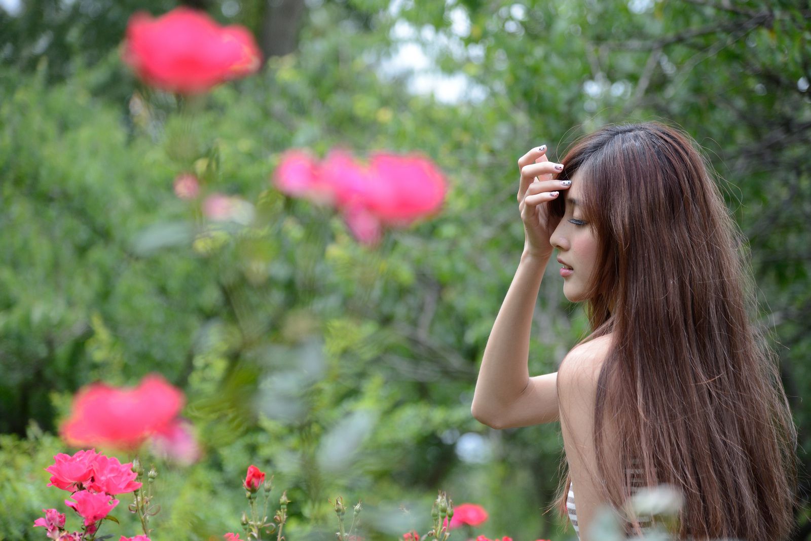 廖挺伶/Kila晶晶《齐B超短裙系列》外拍-图14