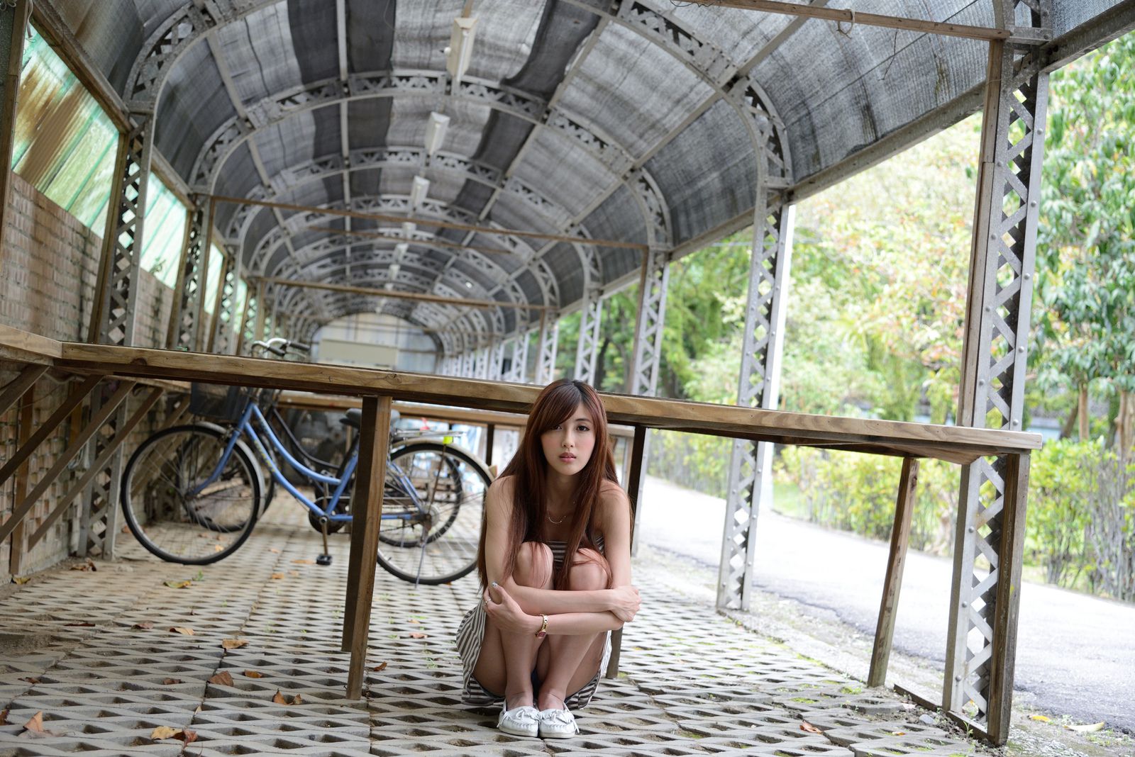 廖挺伶/Kila晶晶《齐B超短裙系列》外拍-图42