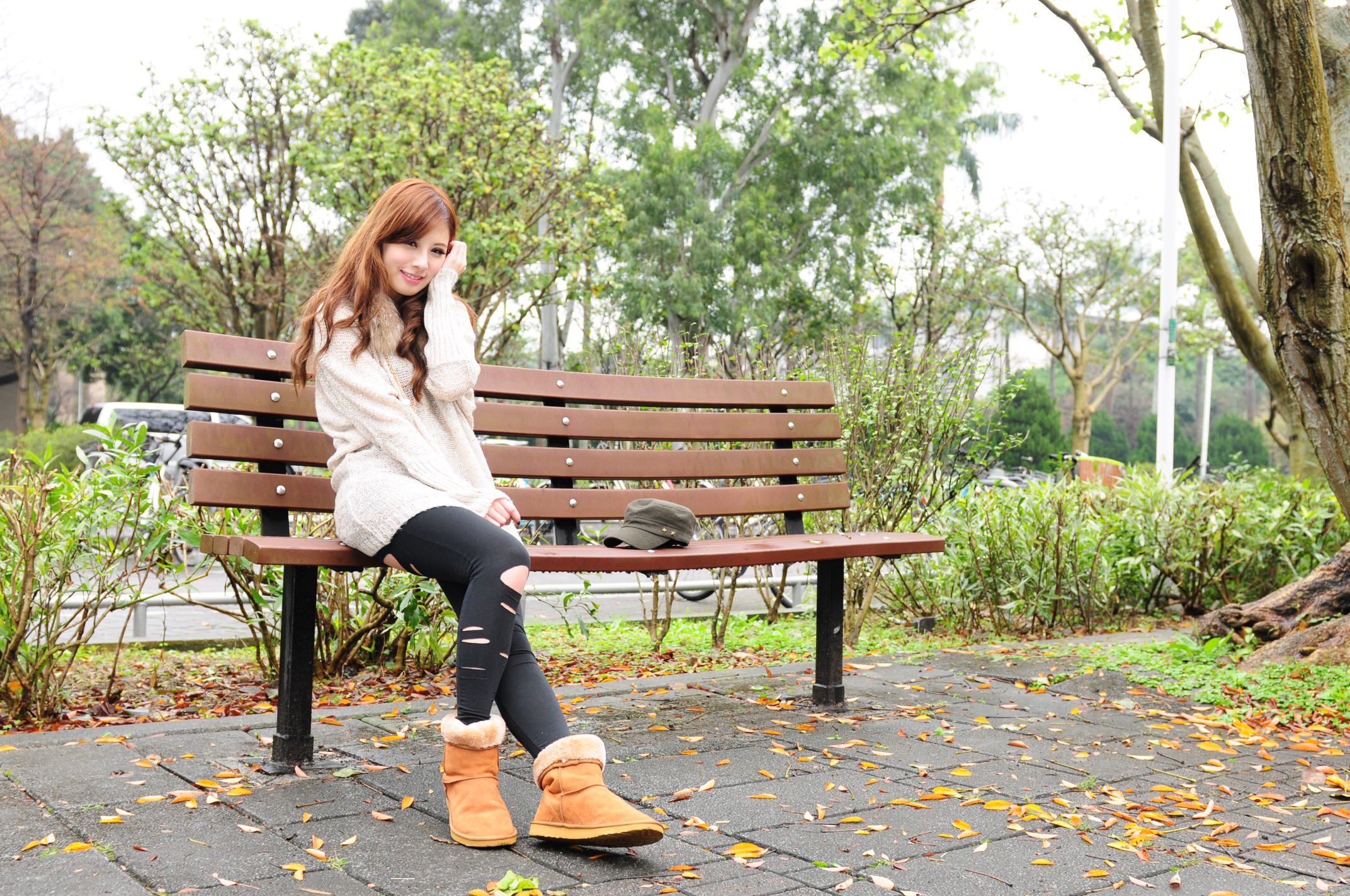 台湾正妹小米Kate su《小清新外拍图片》写真合集-图0