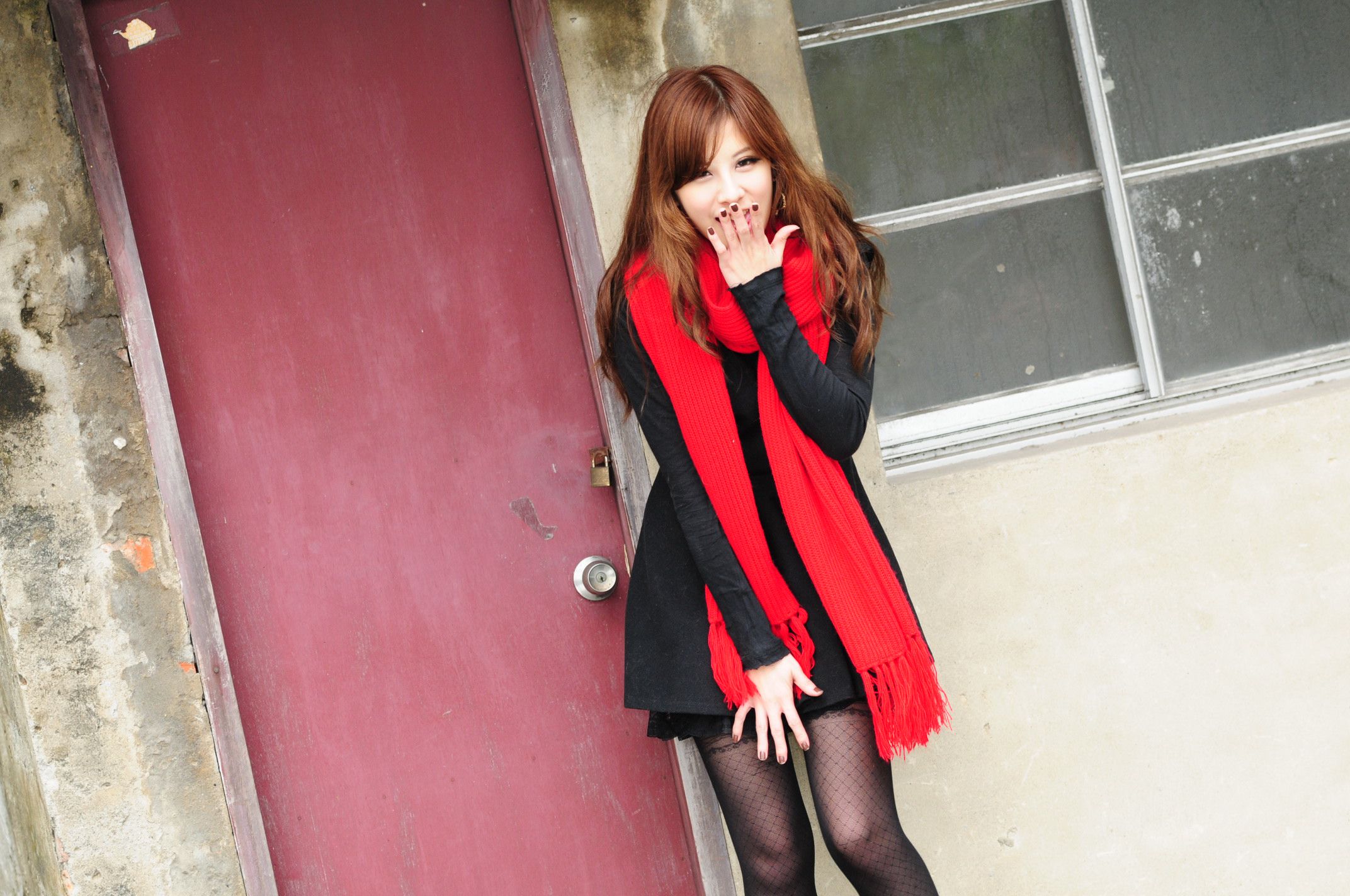 台湾正妹小米Kate su《小清新外拍图片》写真合集-图4